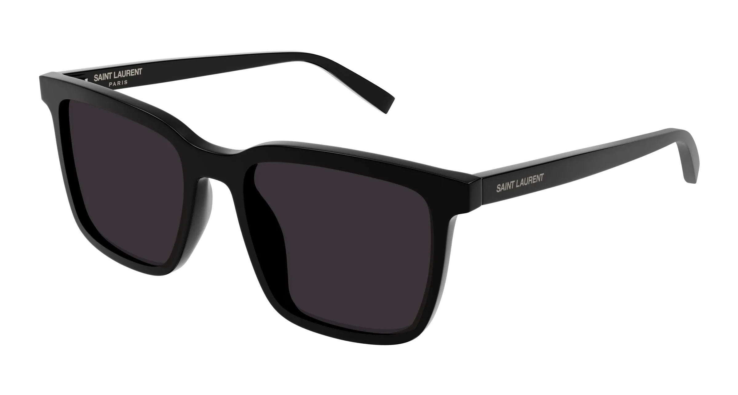 SAINT LAURENT SL 500 001 Occhiali da sole Acetato Nero Nero Squadrata - immagine 1