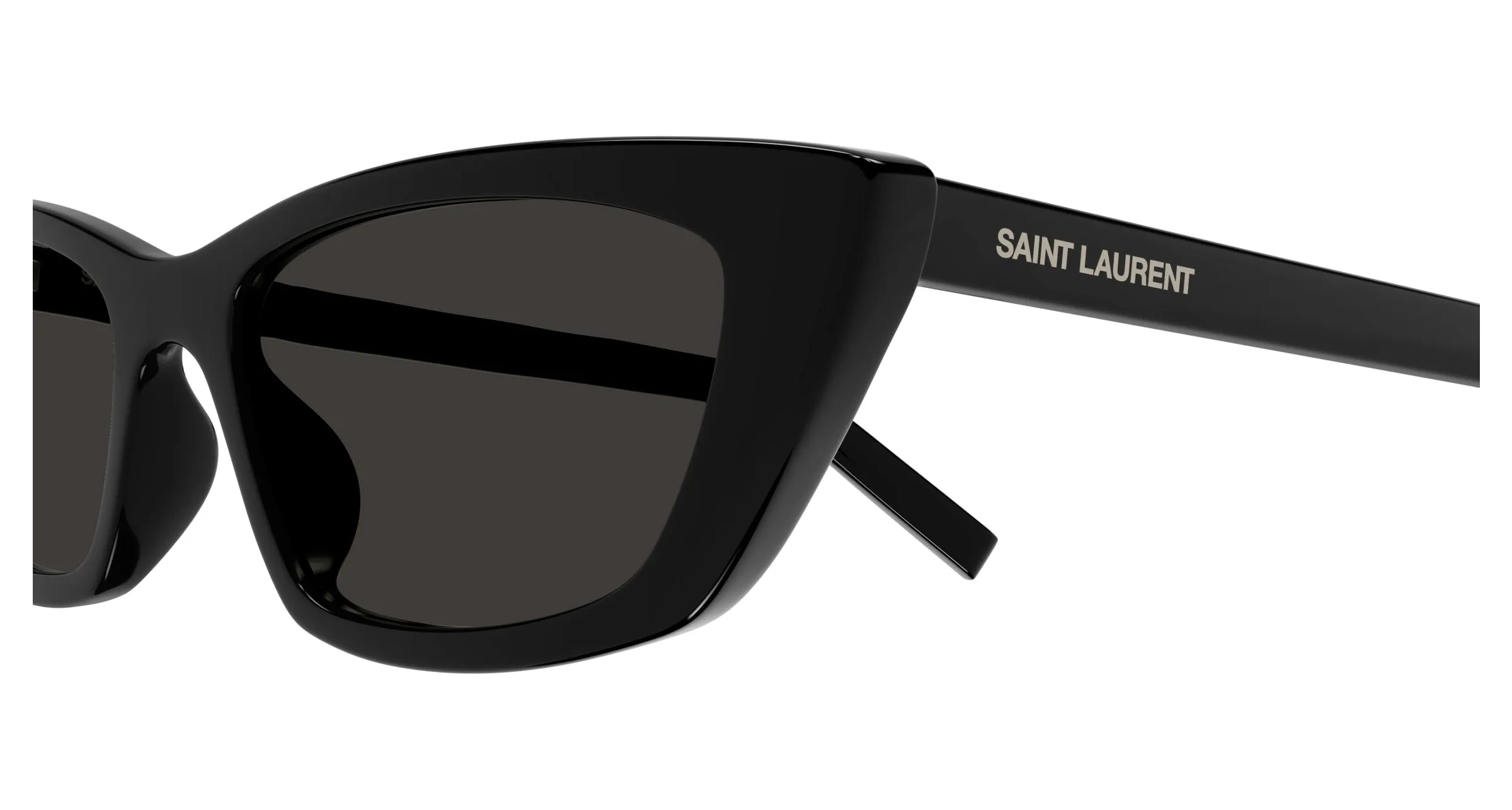 SAINT LAURENT SL 277 009 Occhiali da sole Acetato Nero Nero Cat Eye - immagine 3