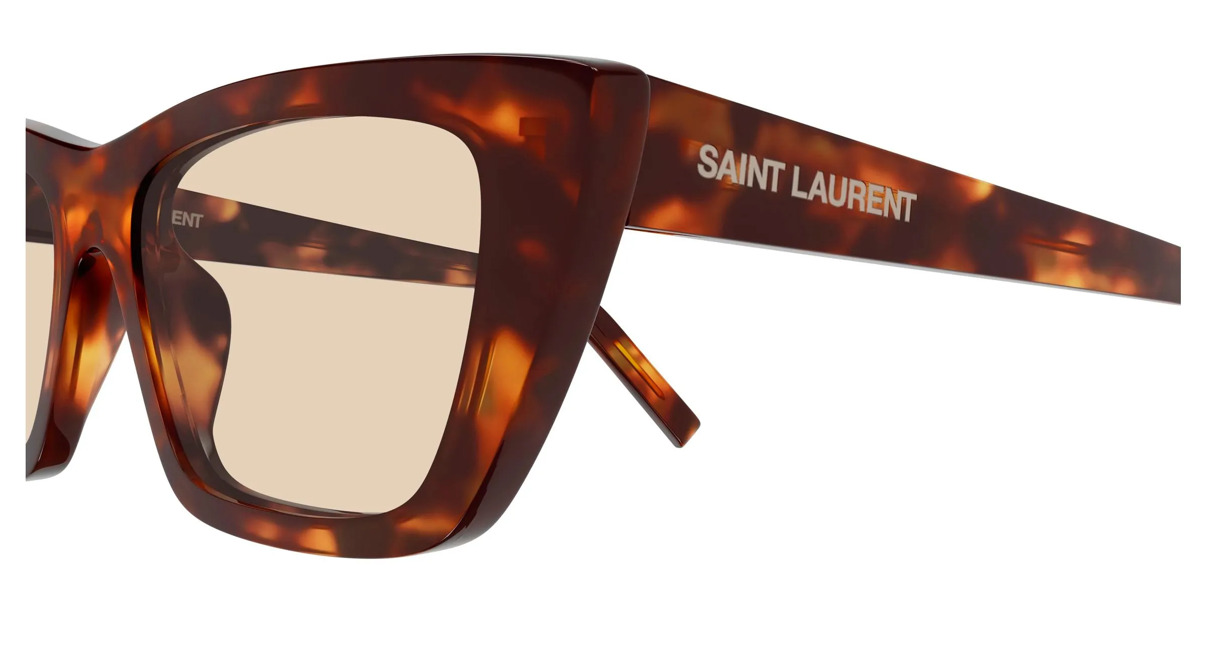 SAINT LAURENT SL 276 MICA 064 Occhiali da sole Acetato Havana Marrone Cat Eye - immagine 3