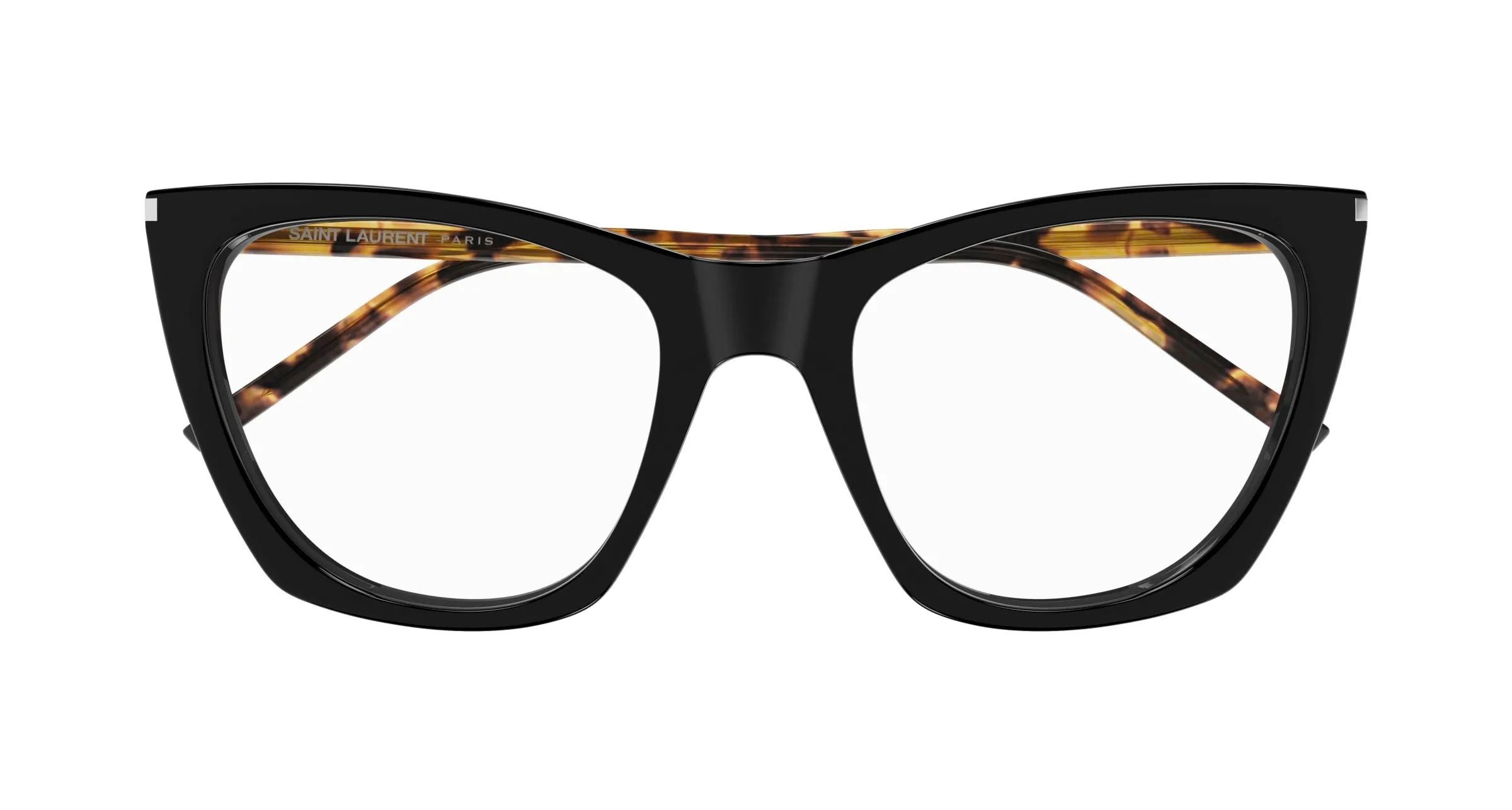 SAINT LAURENT SL 214 KATE THIN OPT 006 Montature da vista Acetato Nero Trasparente Cat Eye ["Antiriflesso"] - immagine 2