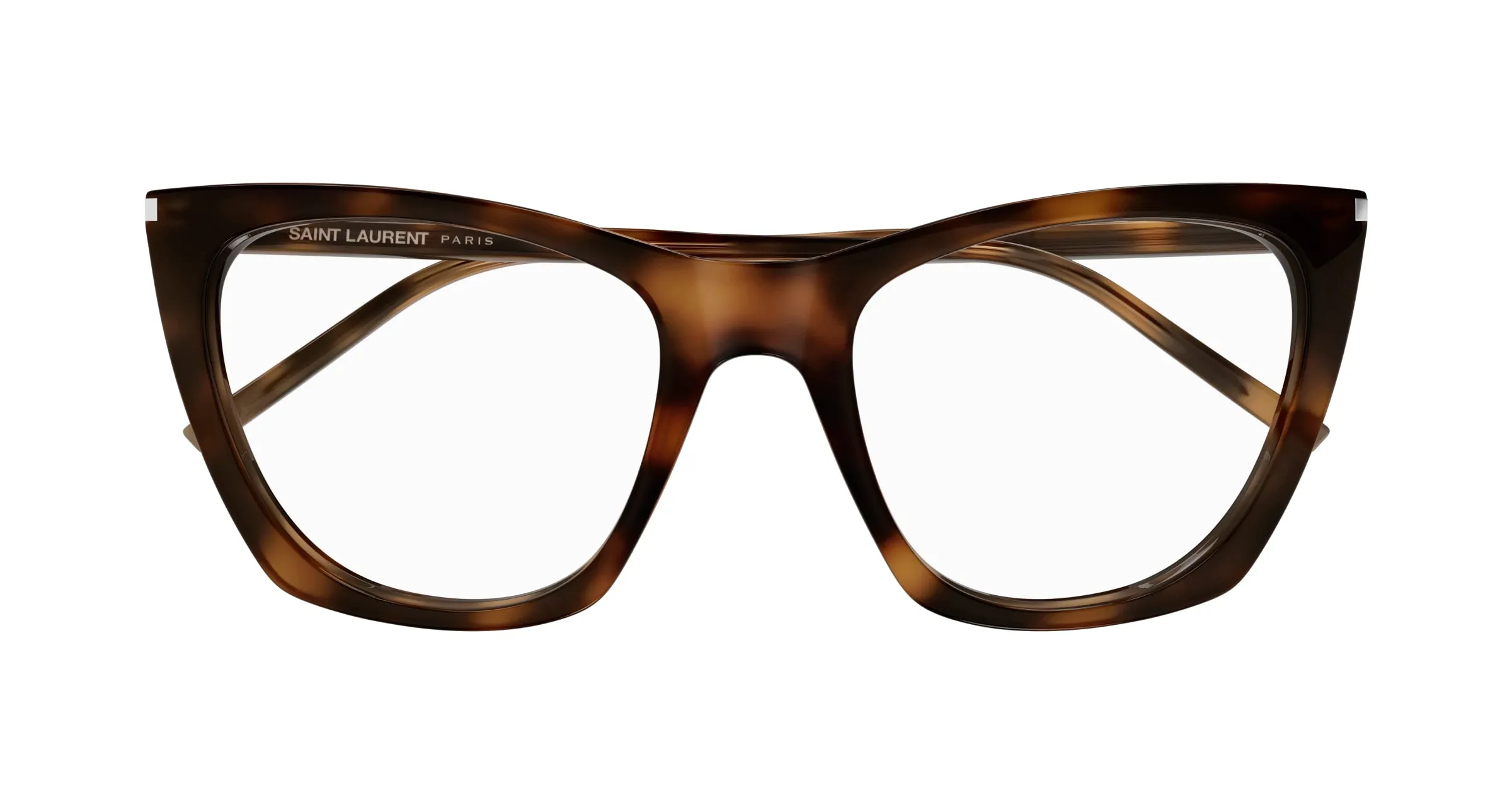 SAINT LAURENT SL 214 KATE THIN OPT 003 Montature da vista Acetato Havana Trasparente Cat Eye ["Antiriflesso"] - immagine 2
