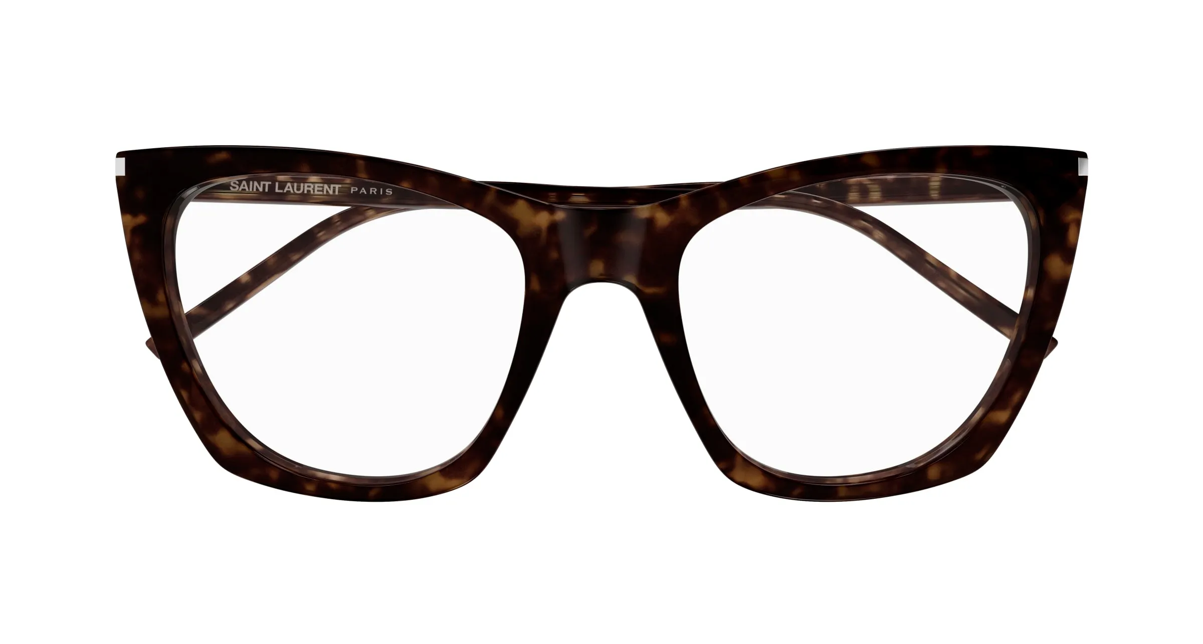 SAINT LAURENT SL 214 KATE THIN OPT 002 Montature da vista Acetato Havana Trasparente Cat Eye ["Antiriflesso"] - immagine 2