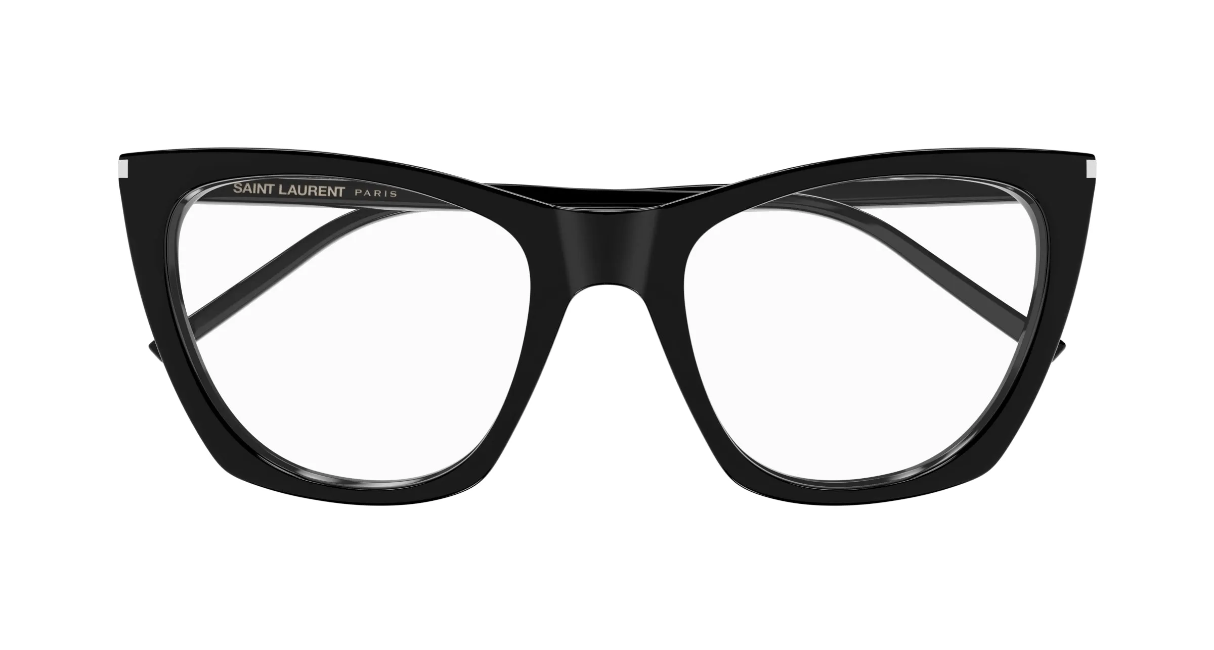 SAINT LAURENT SL 214 KATE THIN OPT 001 Montature da vista Acetato Nero Trasparente Cat Eye ["Antiriflesso"] - immagine 2