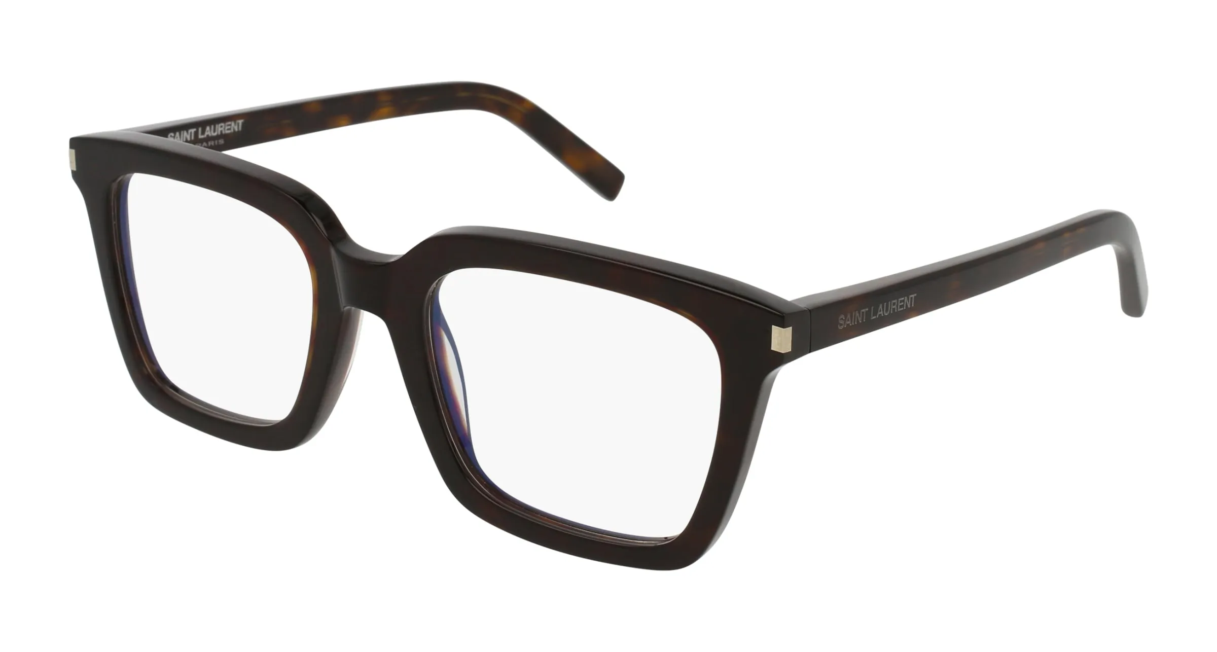 SAINT LAURENT SL 167 002 Montature da vista Acetato Trasparente Squadrata - immagine 1