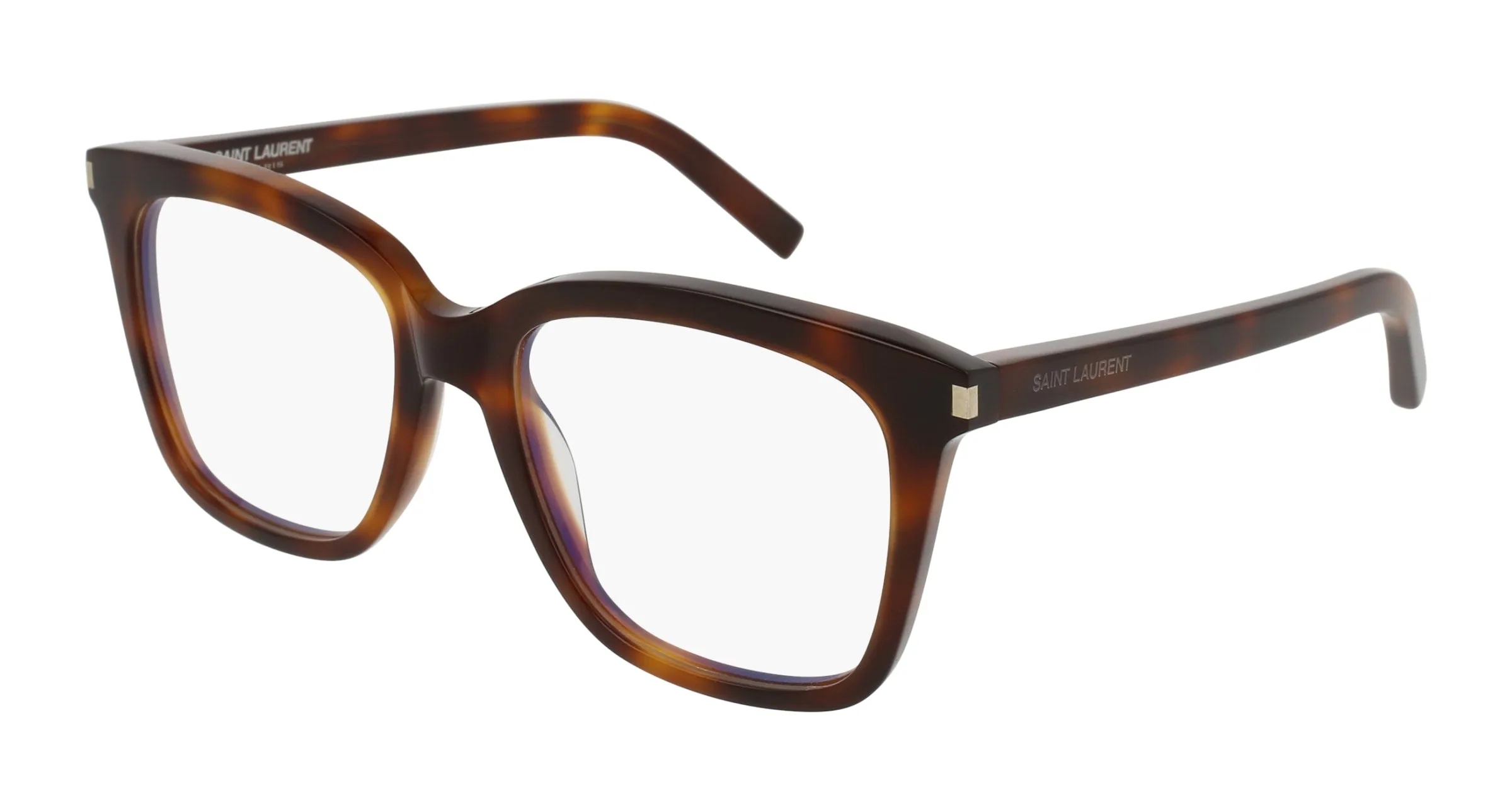 SAINT LAURENT SL 166 002 Montature da vista Acetato Trasparente Squadrata - immagine 1