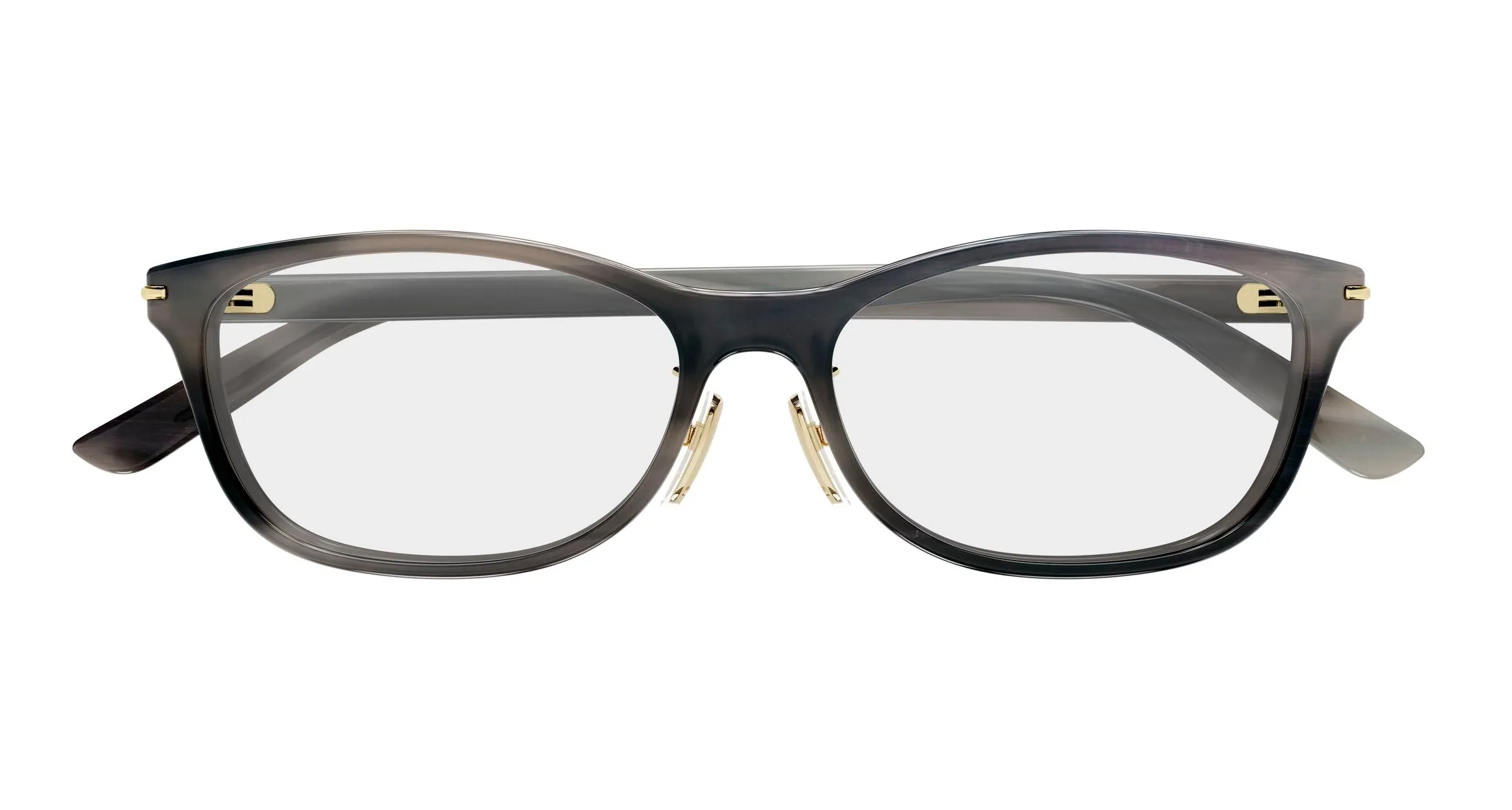 Gucci GG2003OJ 004 Montature da vista Acetato Havana Trasparente Squadrata - immagine 2
