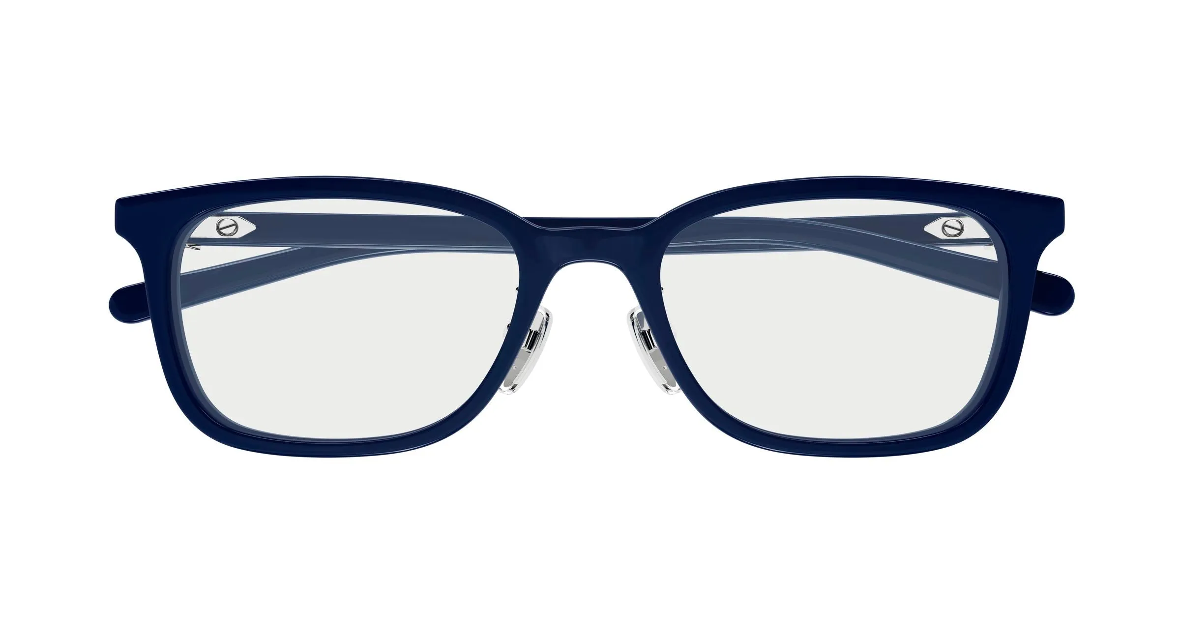 Gucci GG2002OJ 003 Montature da vista Acetato Blu Trasparente Squadrata - immagine 2