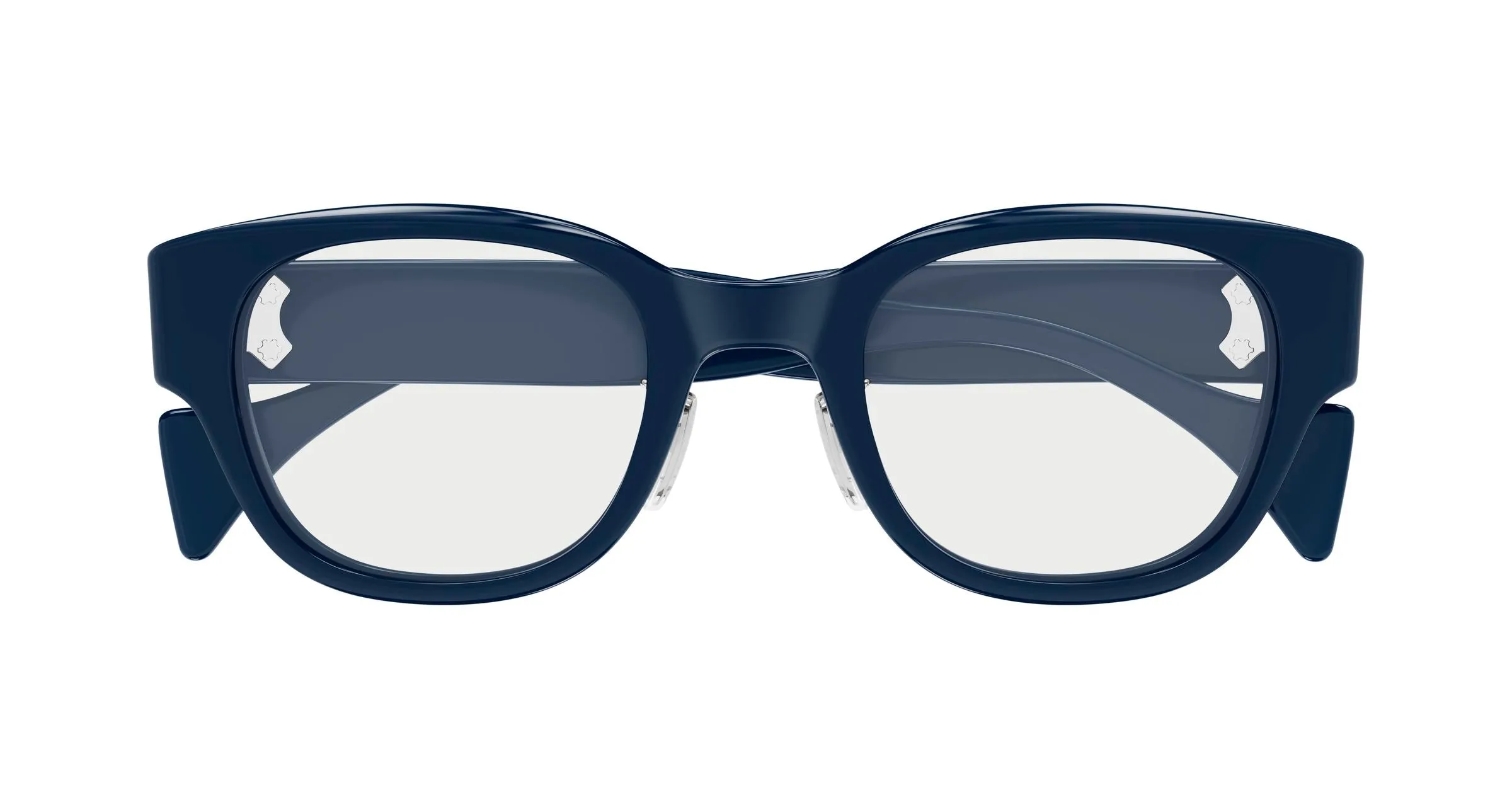 Gucci GG2001OJ 004 Montature da vista Acetato Blu Trasparente Rotonda - immagine 2