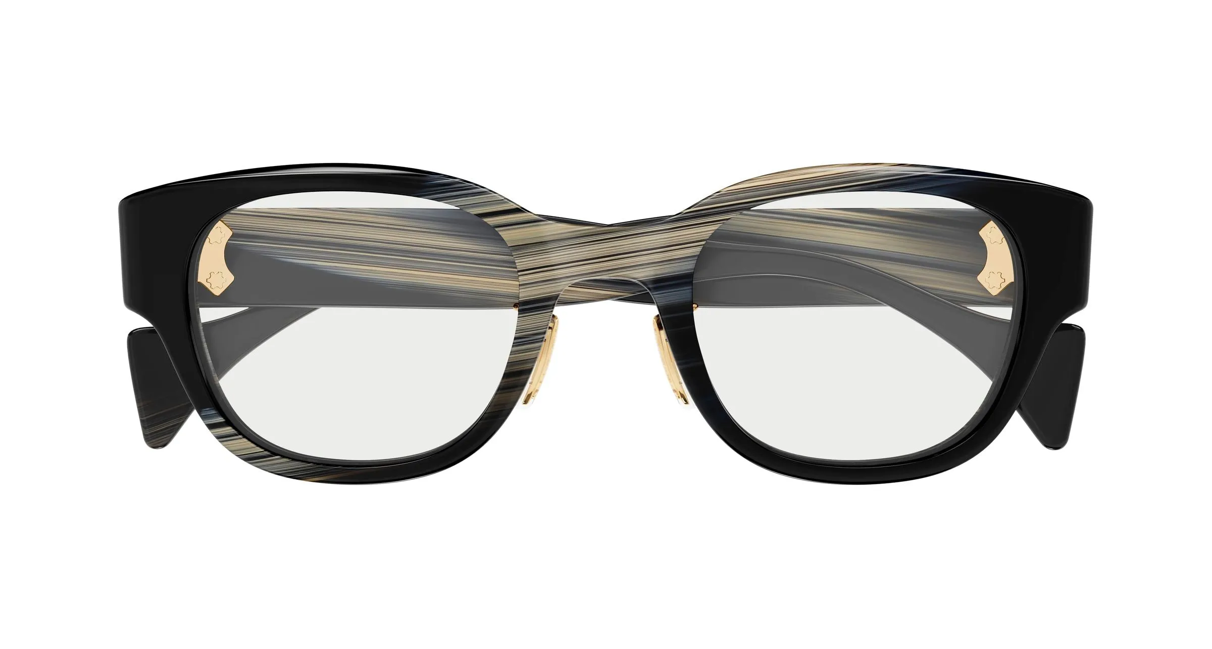 Gucci GG2001OJ 003 Montature da vista Acetato Nero Trasparente Rotonda - immagine 2