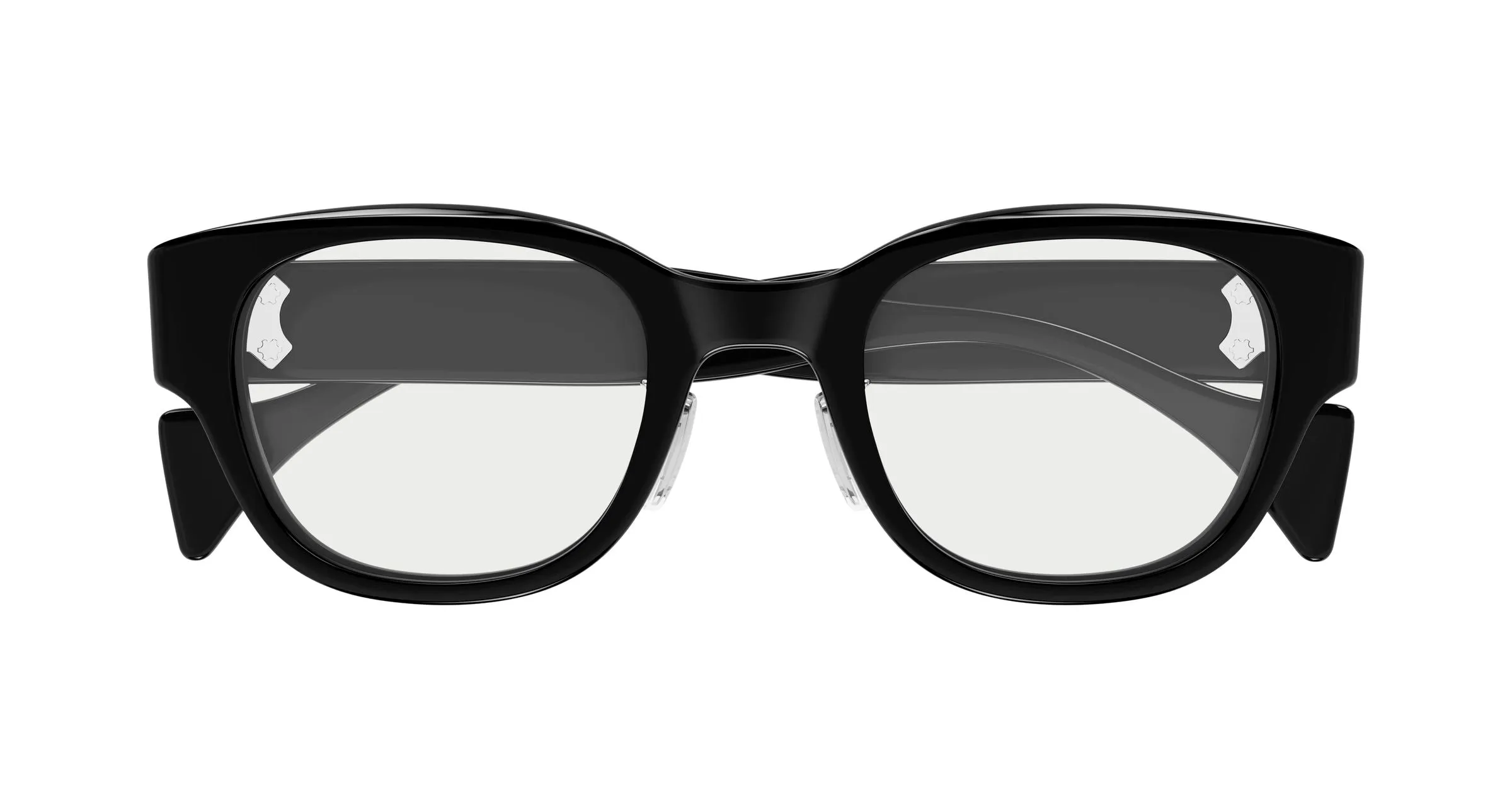 Gucci GG2001OJ 001 Montature da vista Acetato Nero Trasparente Rotonda - immagine 2