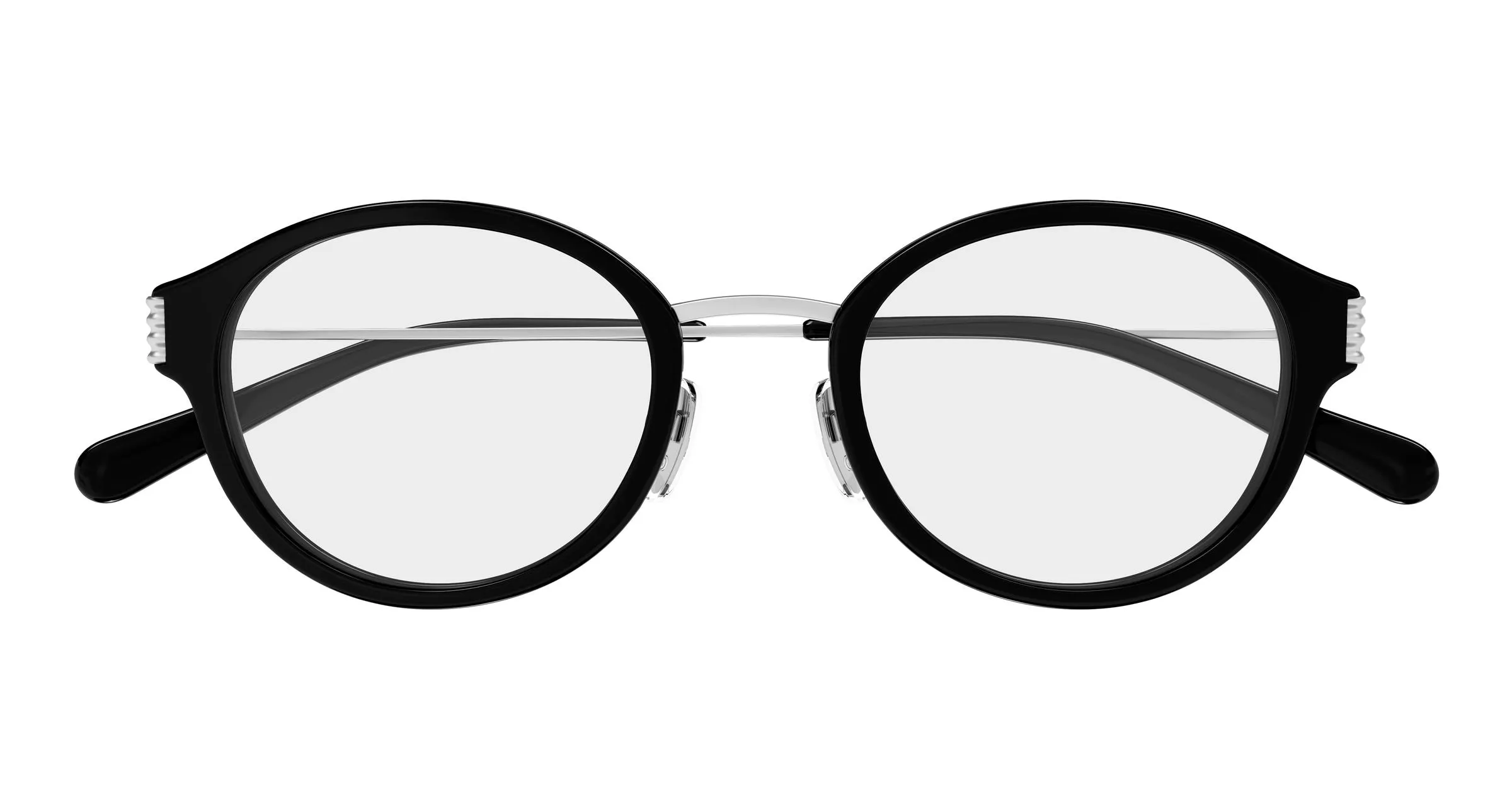 Gucci GG1999OJ 004 Montature da vista Acetato Nero Trasparente Rotonda - immagine 2