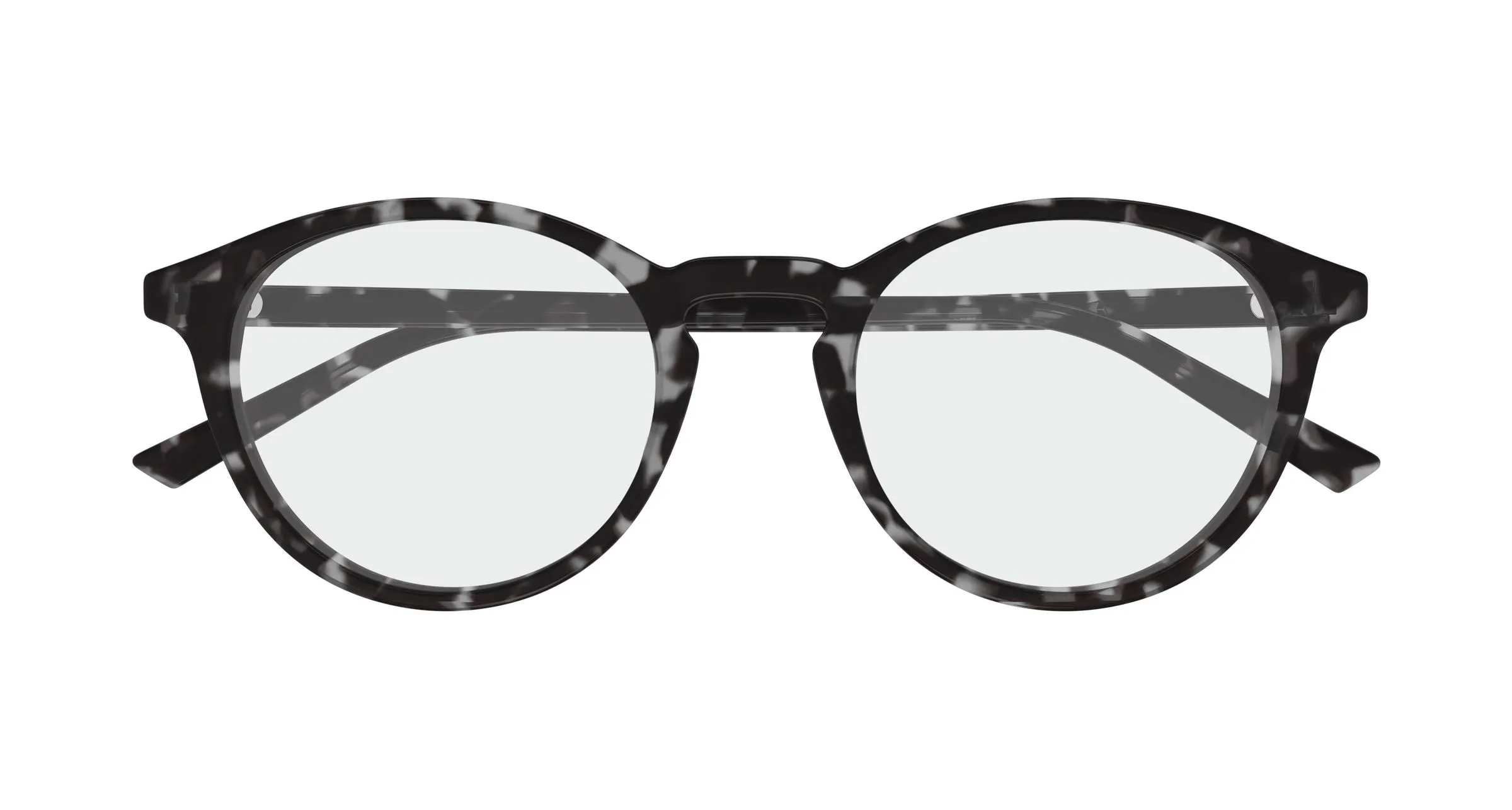Gucci GG1998O 003 Montature da vista Acetato Havana Trasparente Rotonda - immagine 2