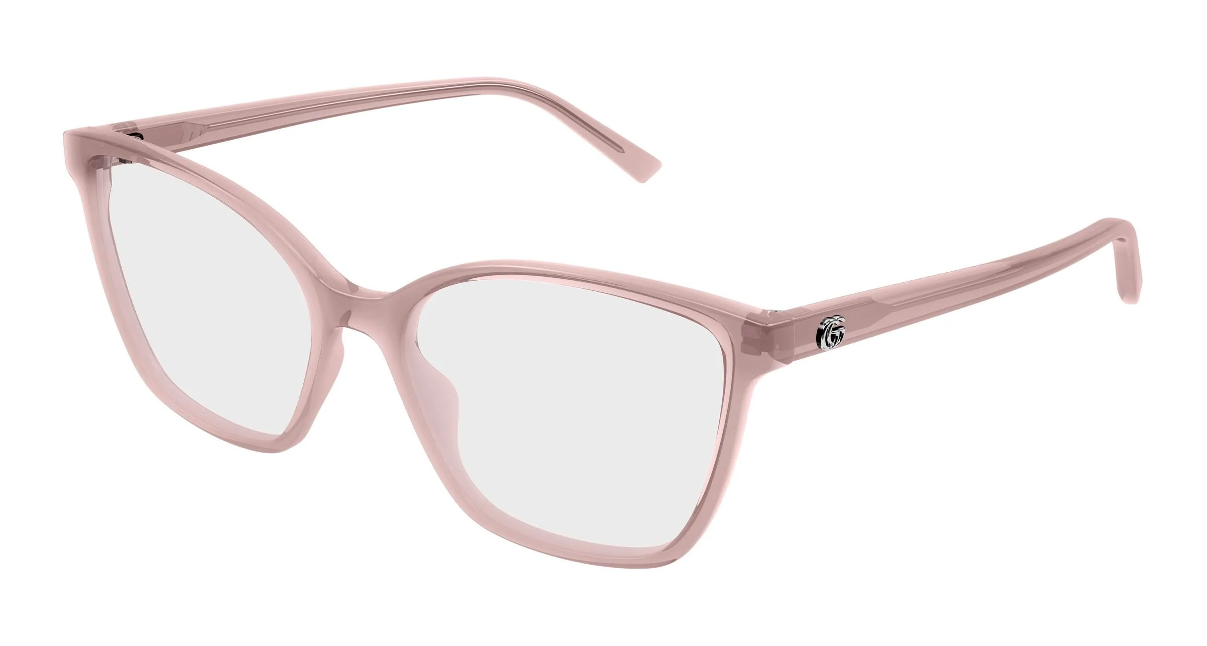 Gucci GG1995O 007 Montature da vista Acetato Rosa Trasparente Cat Eye - immagine 1