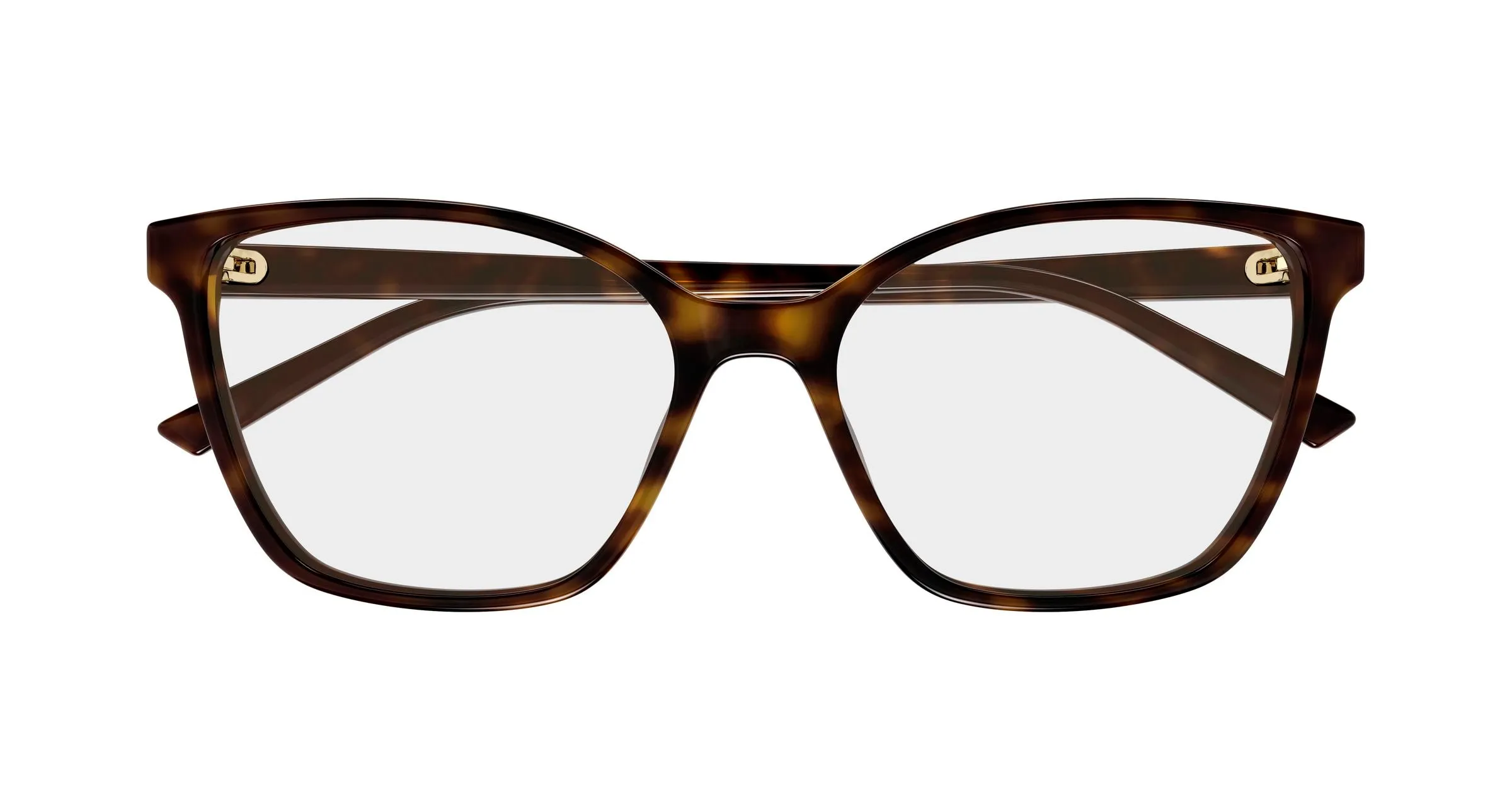Gucci GG1995O 006 Montature da vista Acetato Havana Trasparente Cat Eye - immagine 2