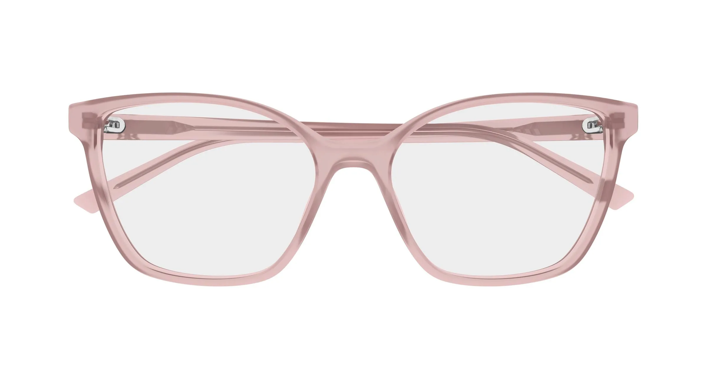 Gucci GG1995O 003 Montature da vista Acetato Rosa Trasparente Cat Eye - immagine 2