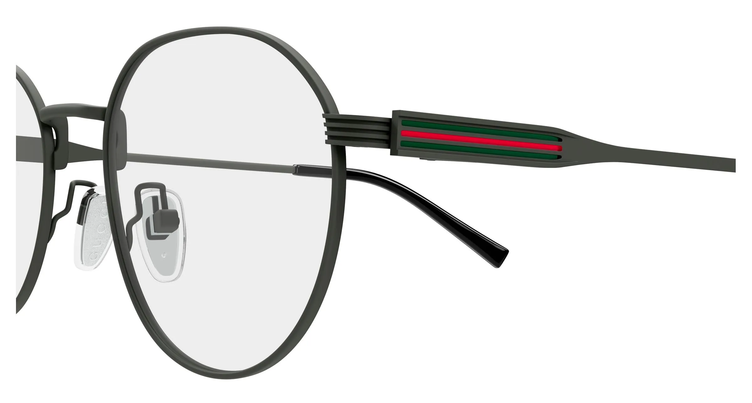 Gucci GG1993OK 004 Montature da vista Metallo Rutenio Trasparente Rotonda - immagine 3