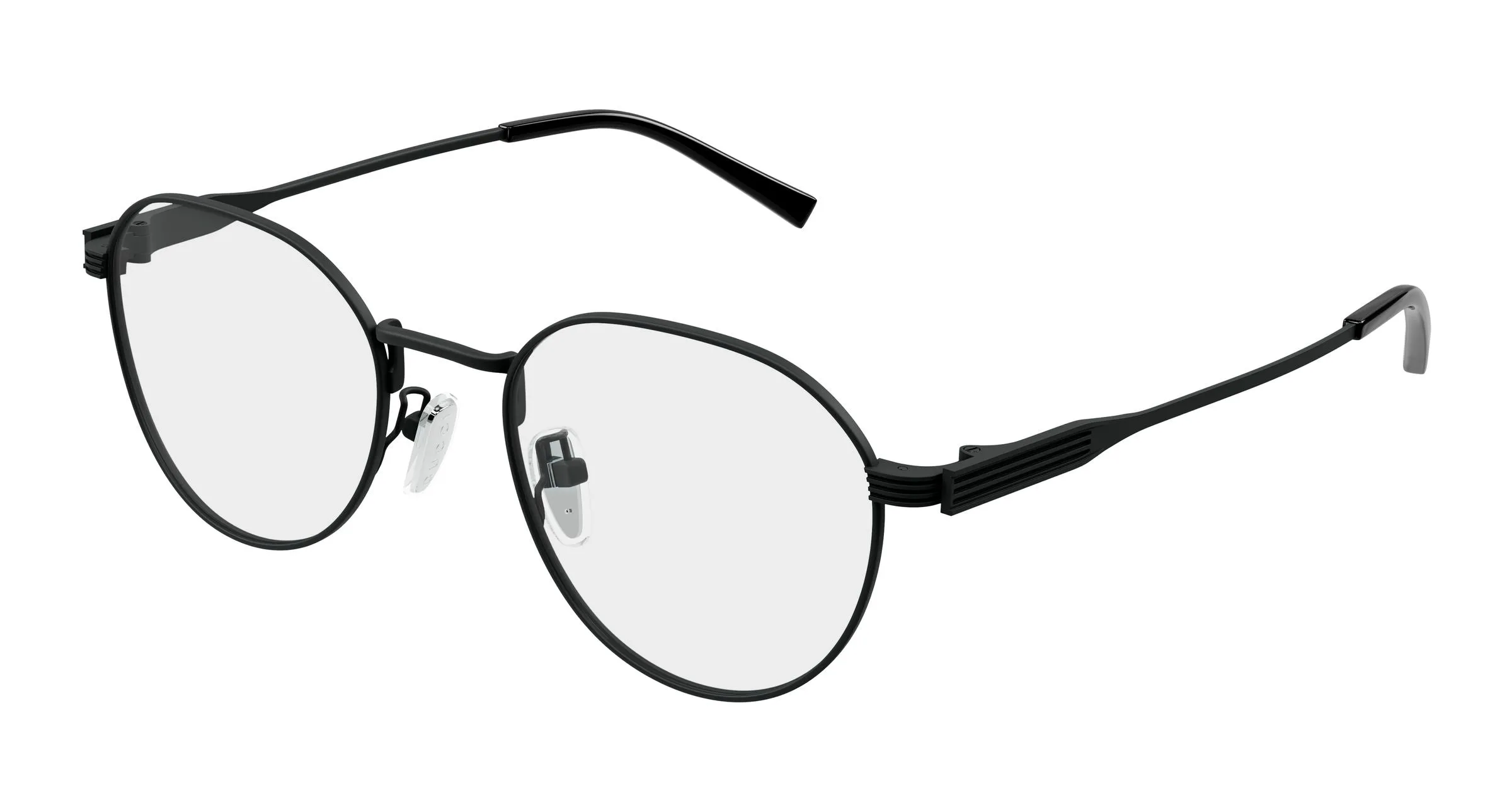 Gucci GG1993OK 003 Montature da vista Metallo Nero Trasparente Rotonda - immagine 1
