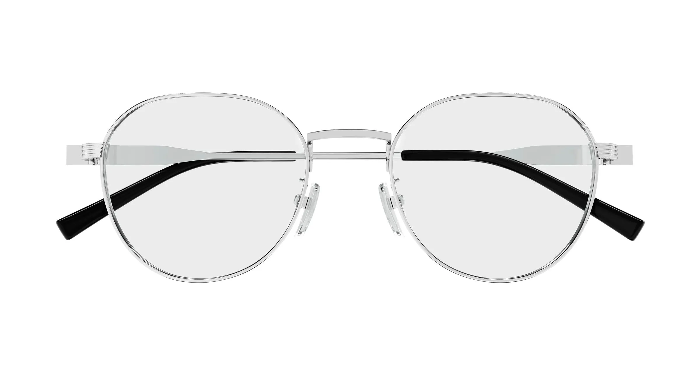 Gucci GG1993OK 001 Montature da vista Metallo Argento Trasparente Rotonda - immagine 2