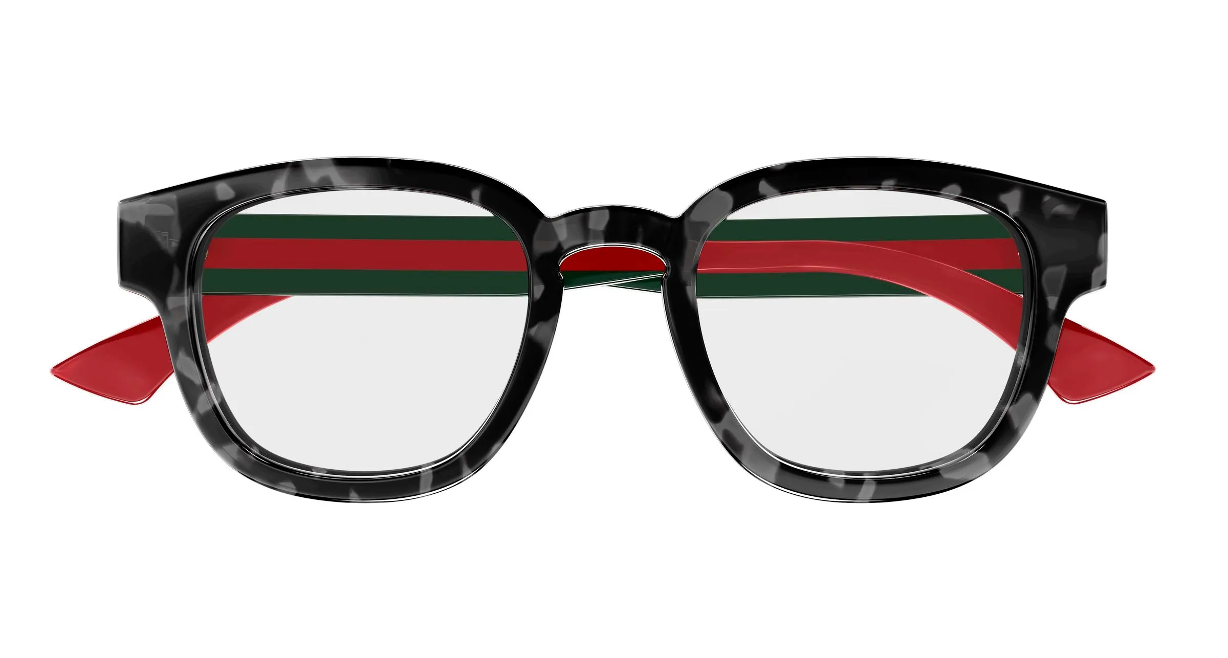 Gucci GG1992O 002 Montature da vista Acetato Havana Trasparente Rotonda - immagine 2