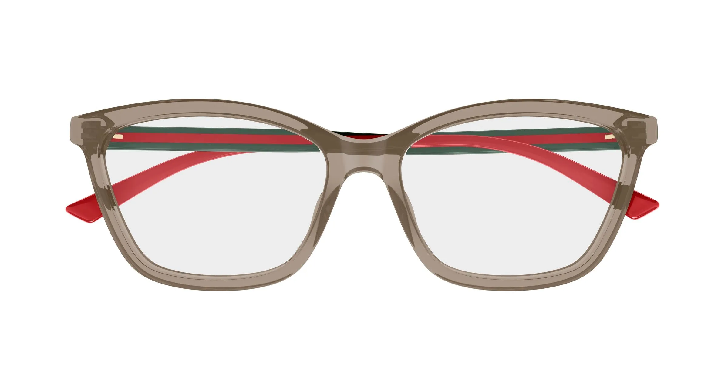 Gucci GG1989O 003 Montature da vista Acetato Marrone Trasparente Cat Eye - immagine 2
