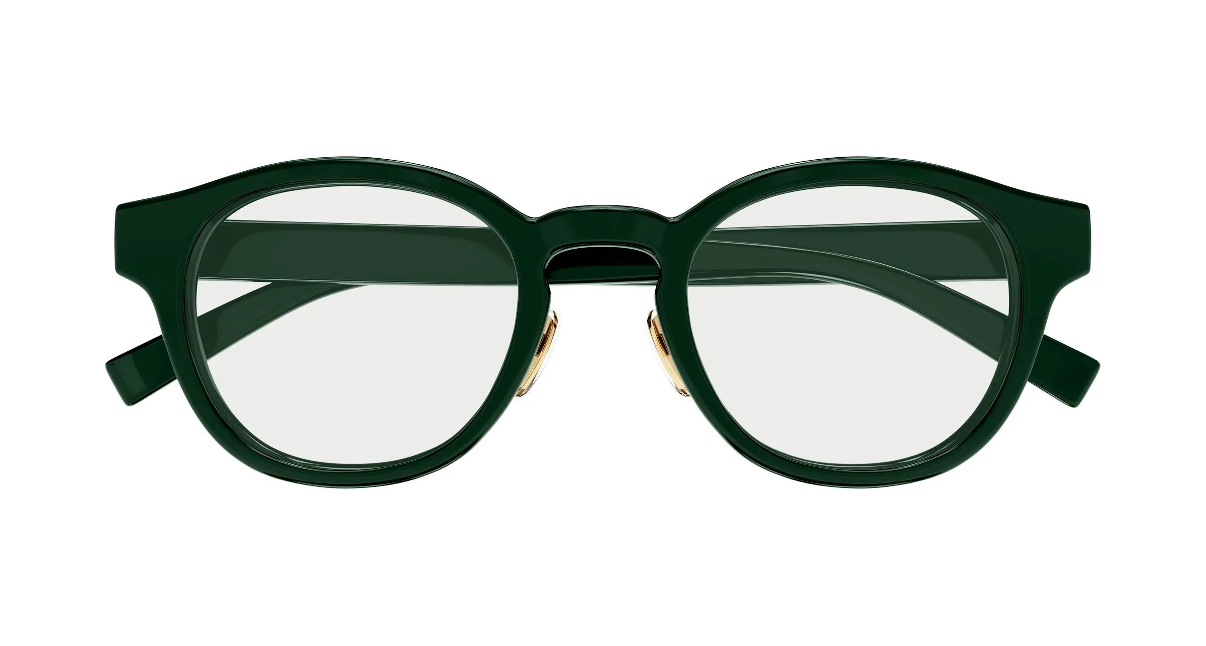 Gucci GG1988OK 003 Montature da vista Iniettato Verde Trasparente Rotonda - immagine 2
