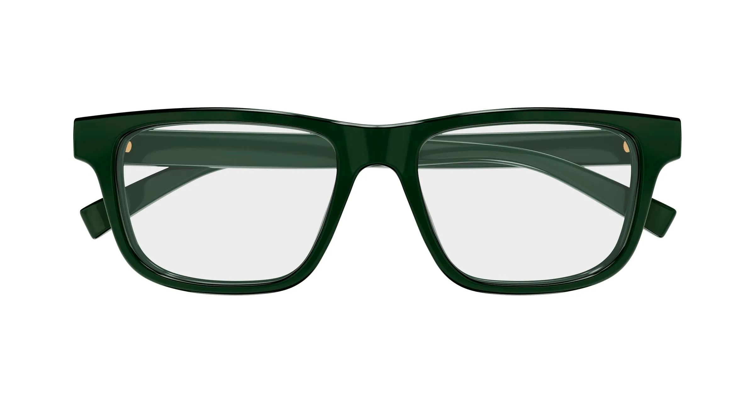 Gucci GG1987O 004 Montature da vista Iniettato Verde Trasparente Squadrata - immagine 2
