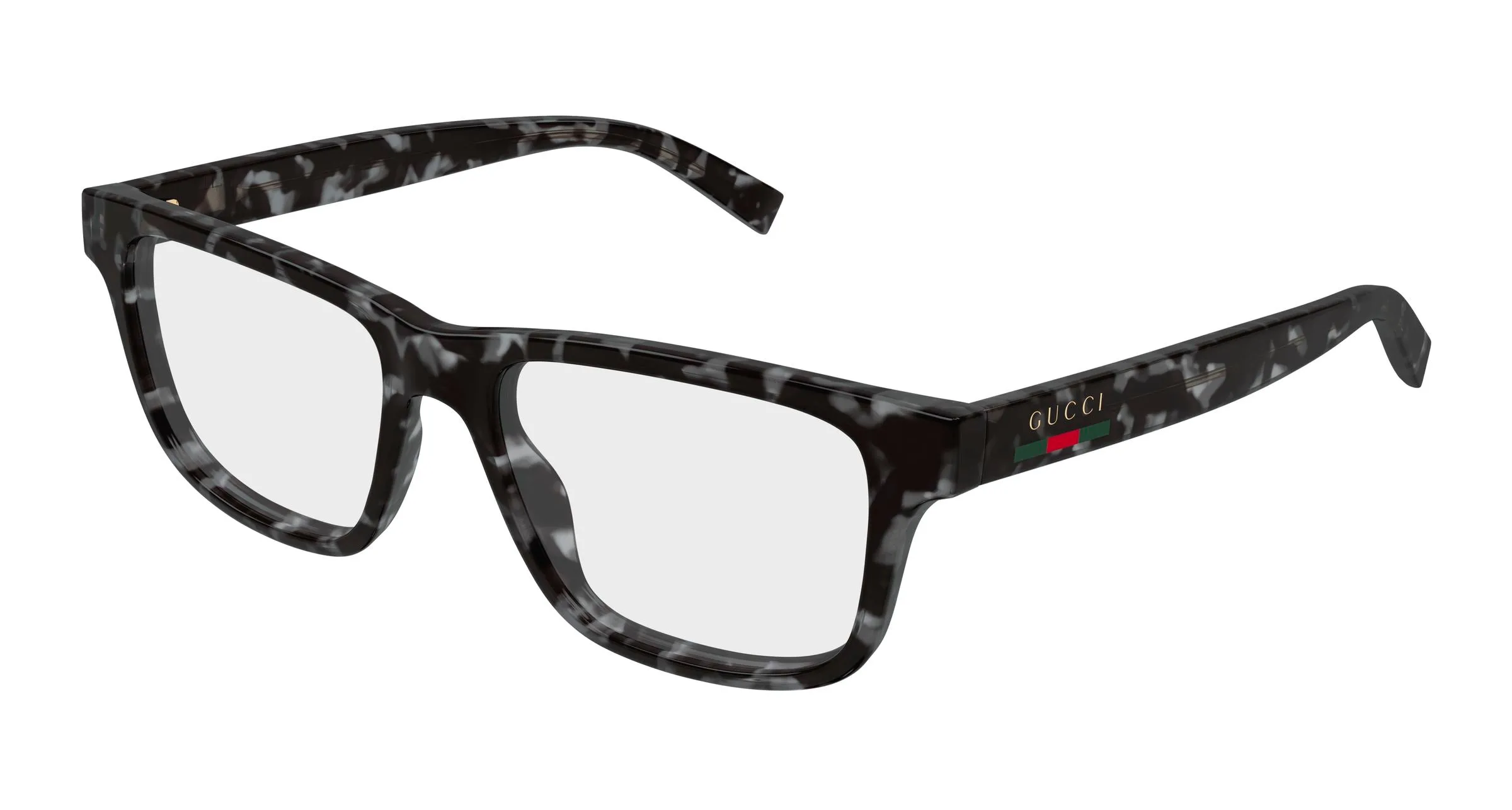 Gucci GG1987O 003 Montature da vista Iniettato Havana Trasparente Squadrata - immagine 1