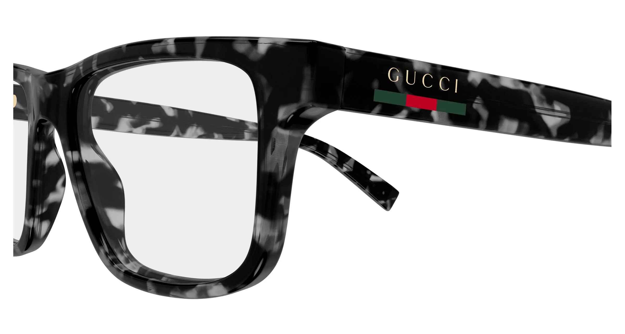 Gucci GG1987O 003 Montature da vista Iniettato Havana Trasparente Squadrata - immagine 3