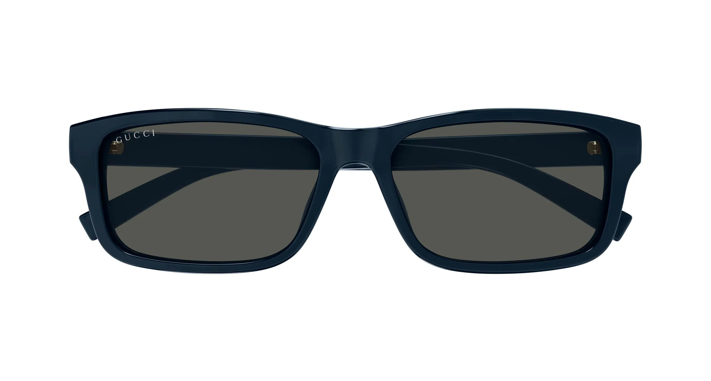 Gucci GG1986SA 004 Occhiali da sole Iniettato Blu Grigio Squadrata - immagine 2