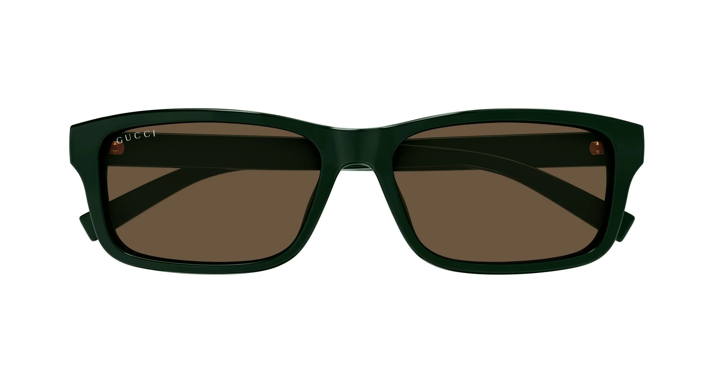 Gucci GG1986SA 003 Occhiali da sole Iniettato Verde Marrone Squadrata - immagine 2
