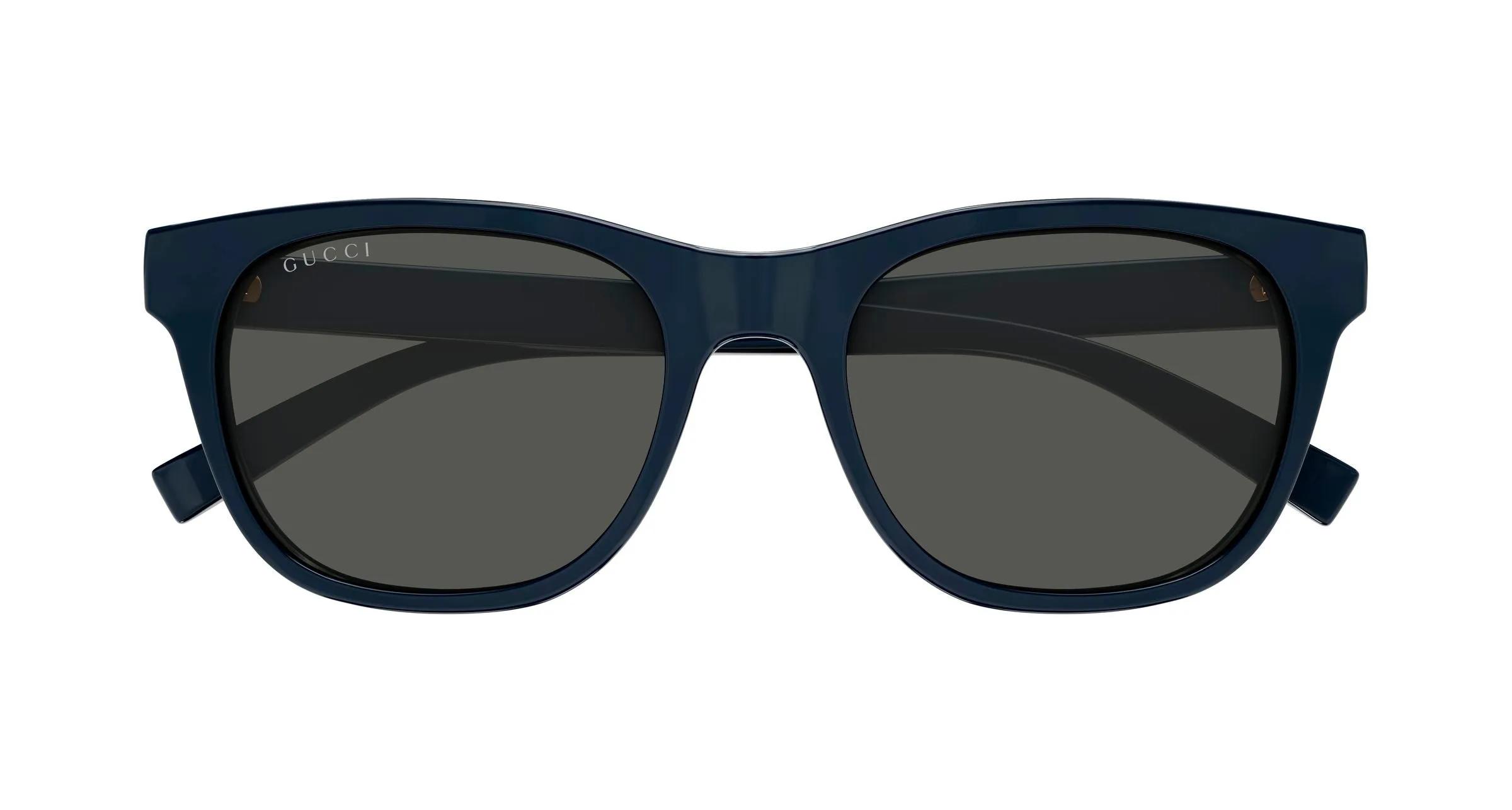 Gucci GG1985S 005 Occhiali da sole Iniettato Blu Grigio Rotonda - immagine 2
