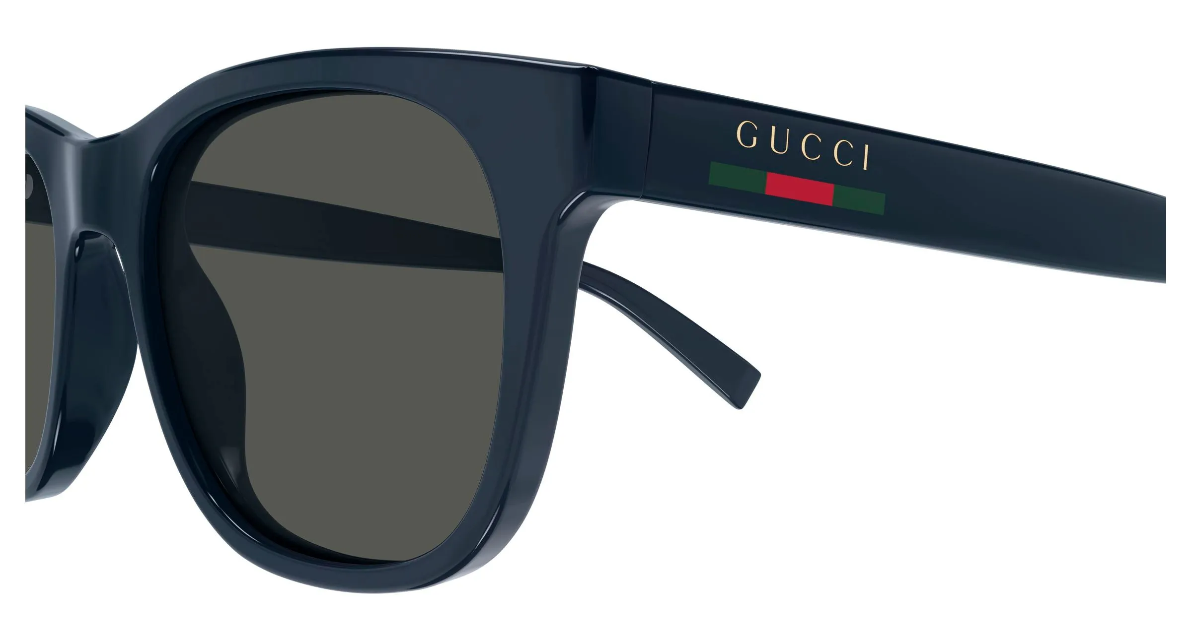 Gucci GG1985S 005 Occhiali da sole Iniettato Blu Grigio Rotonda - immagine 3
