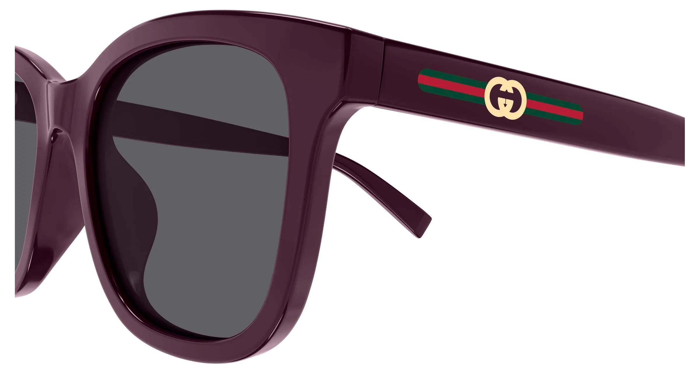 Gucci GG1984SK 004 Occhiali da sole Iniettato Viola Grigio Rotonda - immagine 3