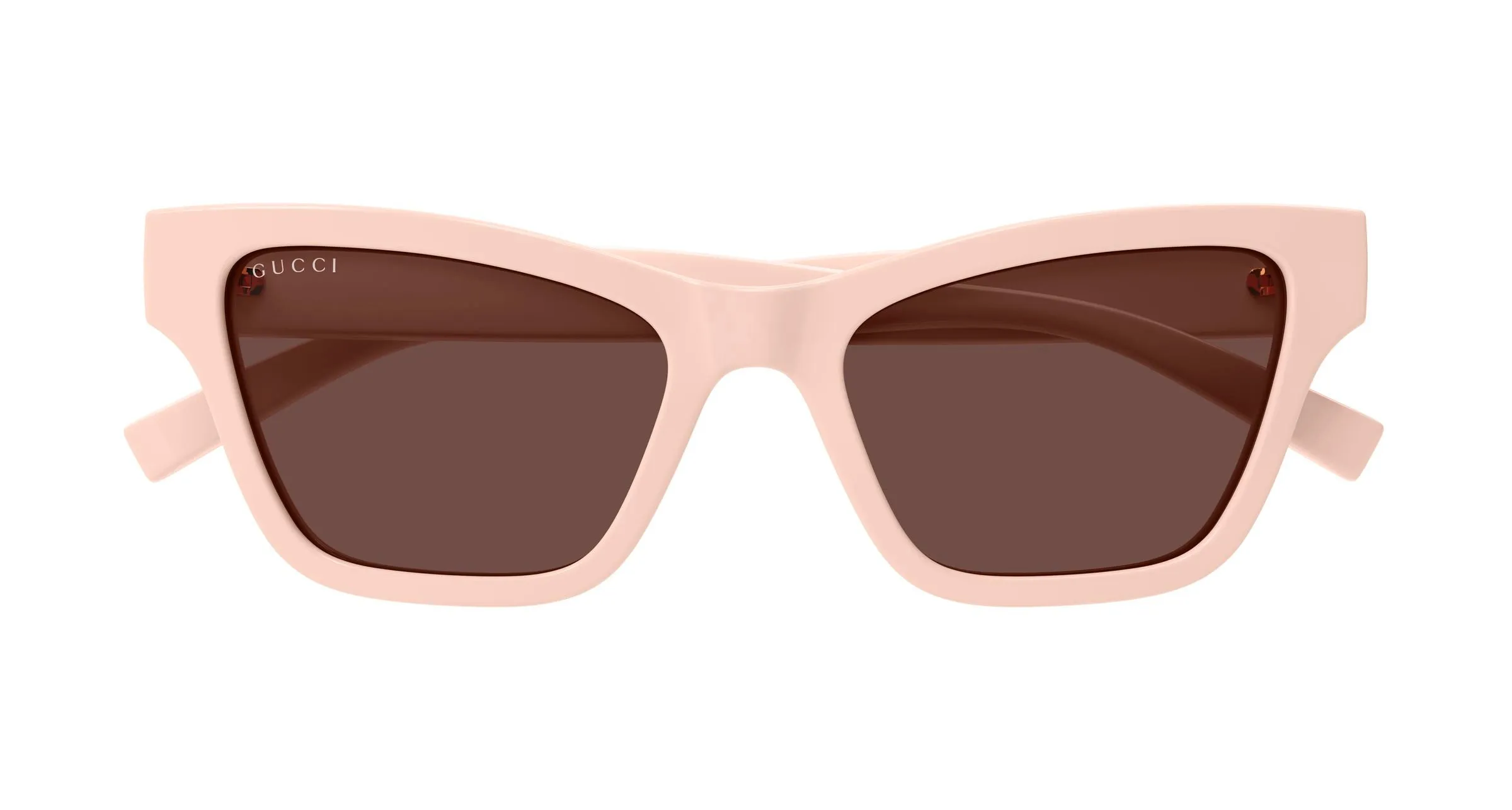 Gucci GG1982S 004 Occhiali da sole Iniettato Rosa Marrone Cat Eye - immagine 2