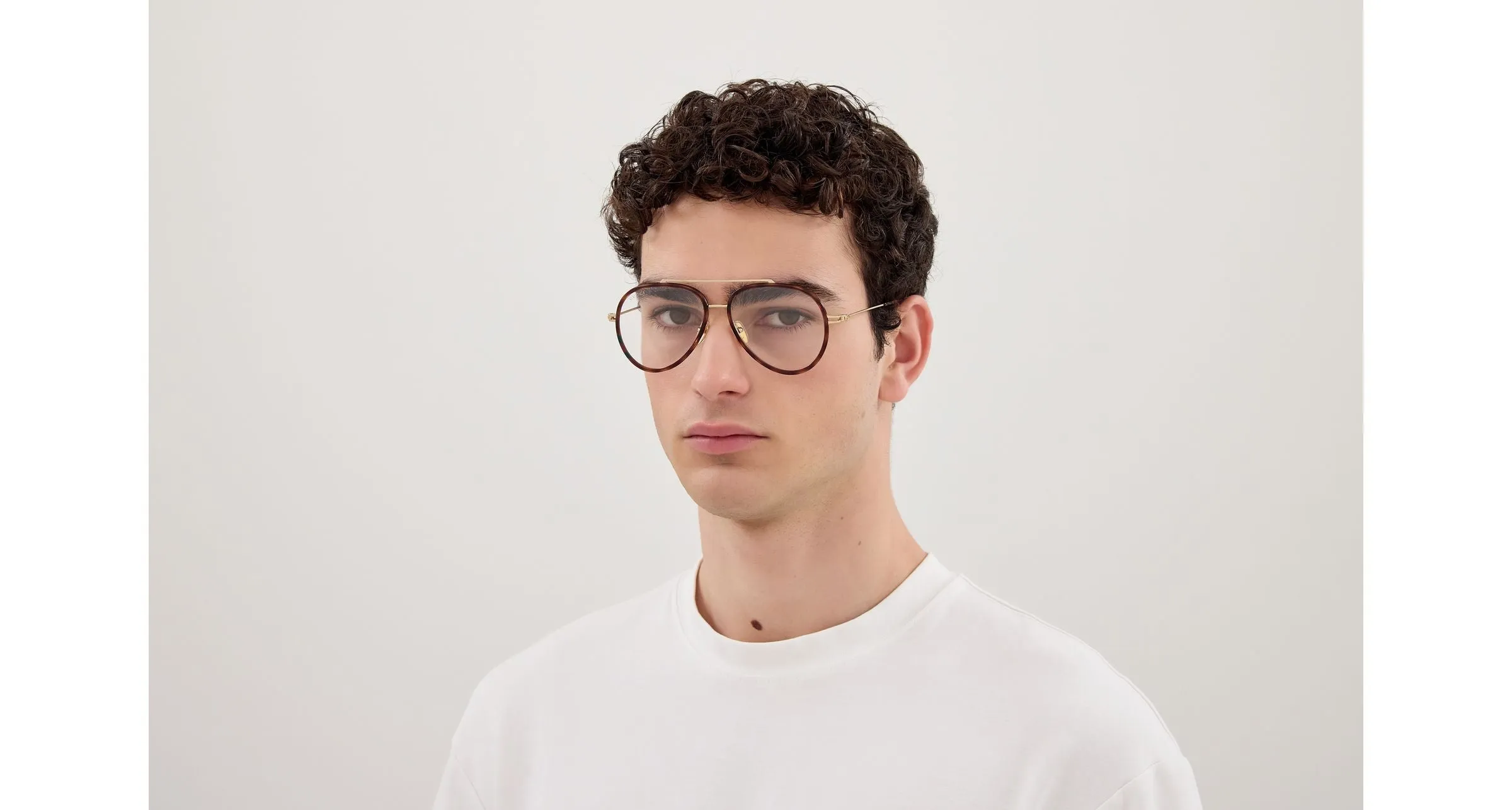 Gucci GG1981S 006 Occhiali da sole Iniettato Havana Trasparente Pilot - immagine 4