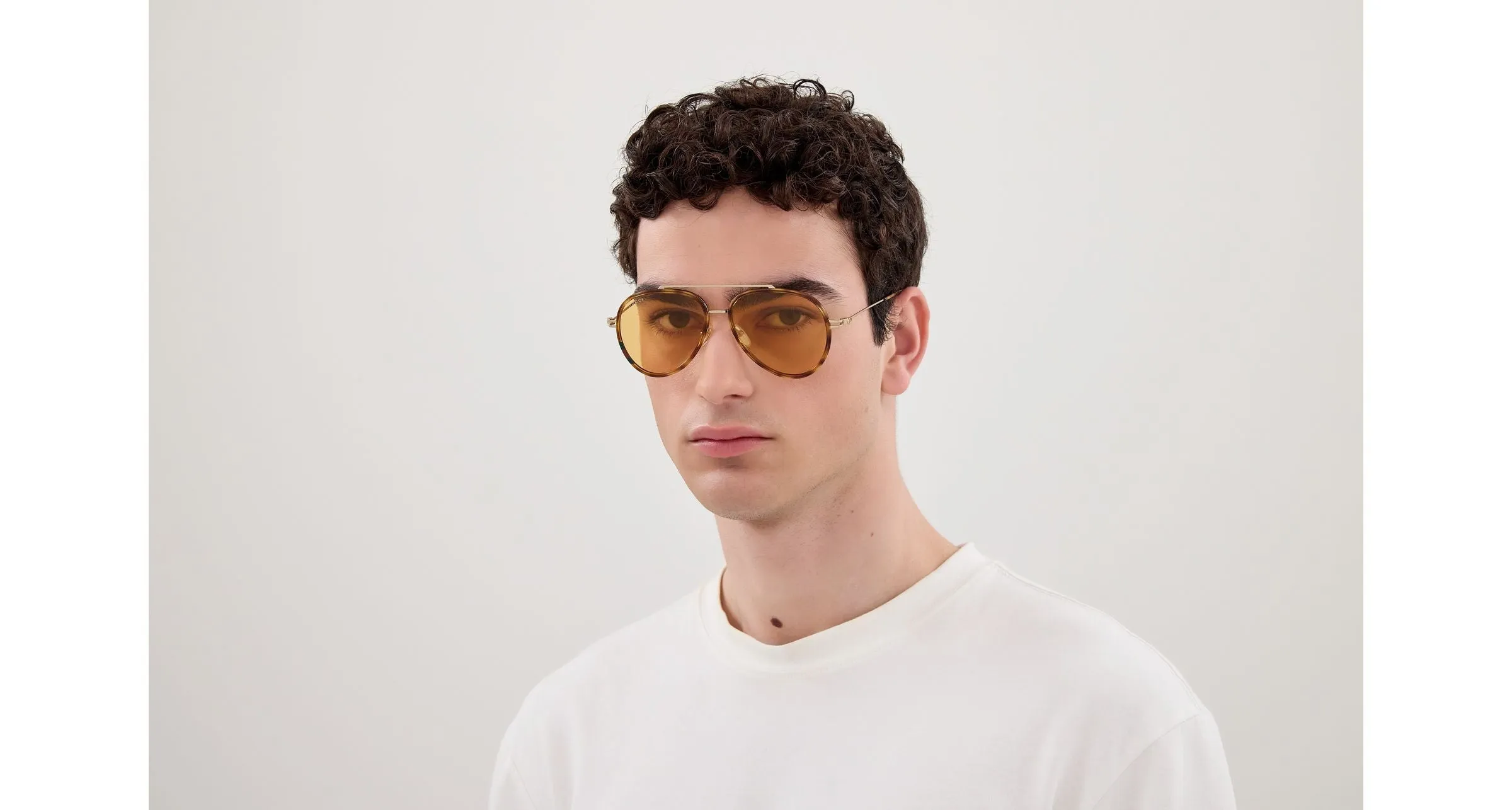 Gucci GG1981S 002 Occhiali da sole Iniettato Havana Arancione Pilot - immagine 4