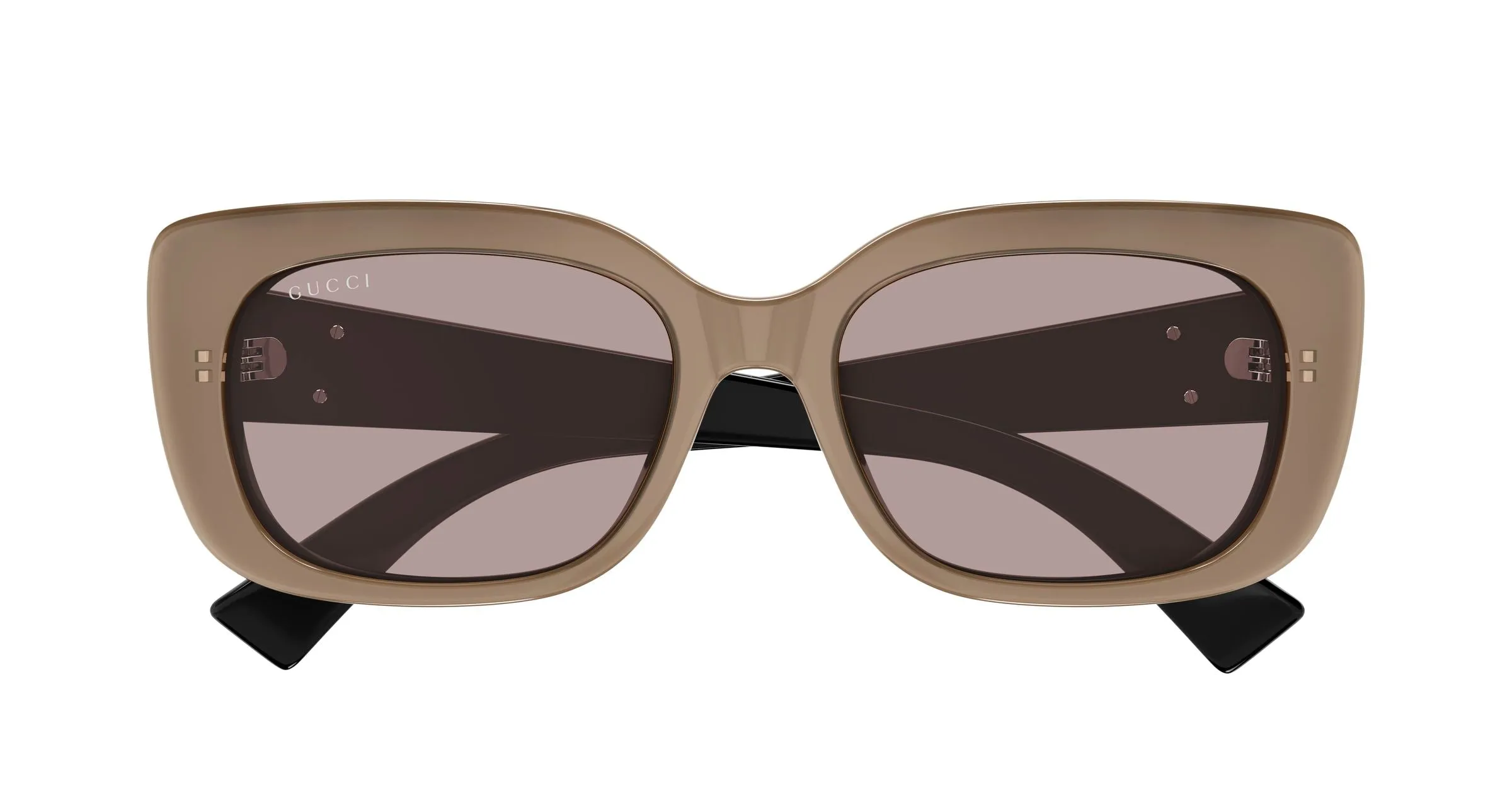 Gucci GG1979SK 004 Occhiali da sole Acetato Marrone Marrone Squadrata - immagine 2