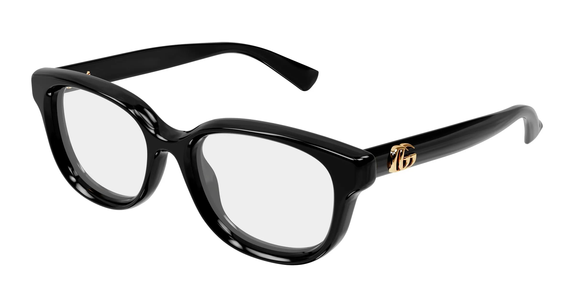 Gucci GG1978O 005 Montature da vista Iniettato Nero Trasparente Squadrata - immagine 1