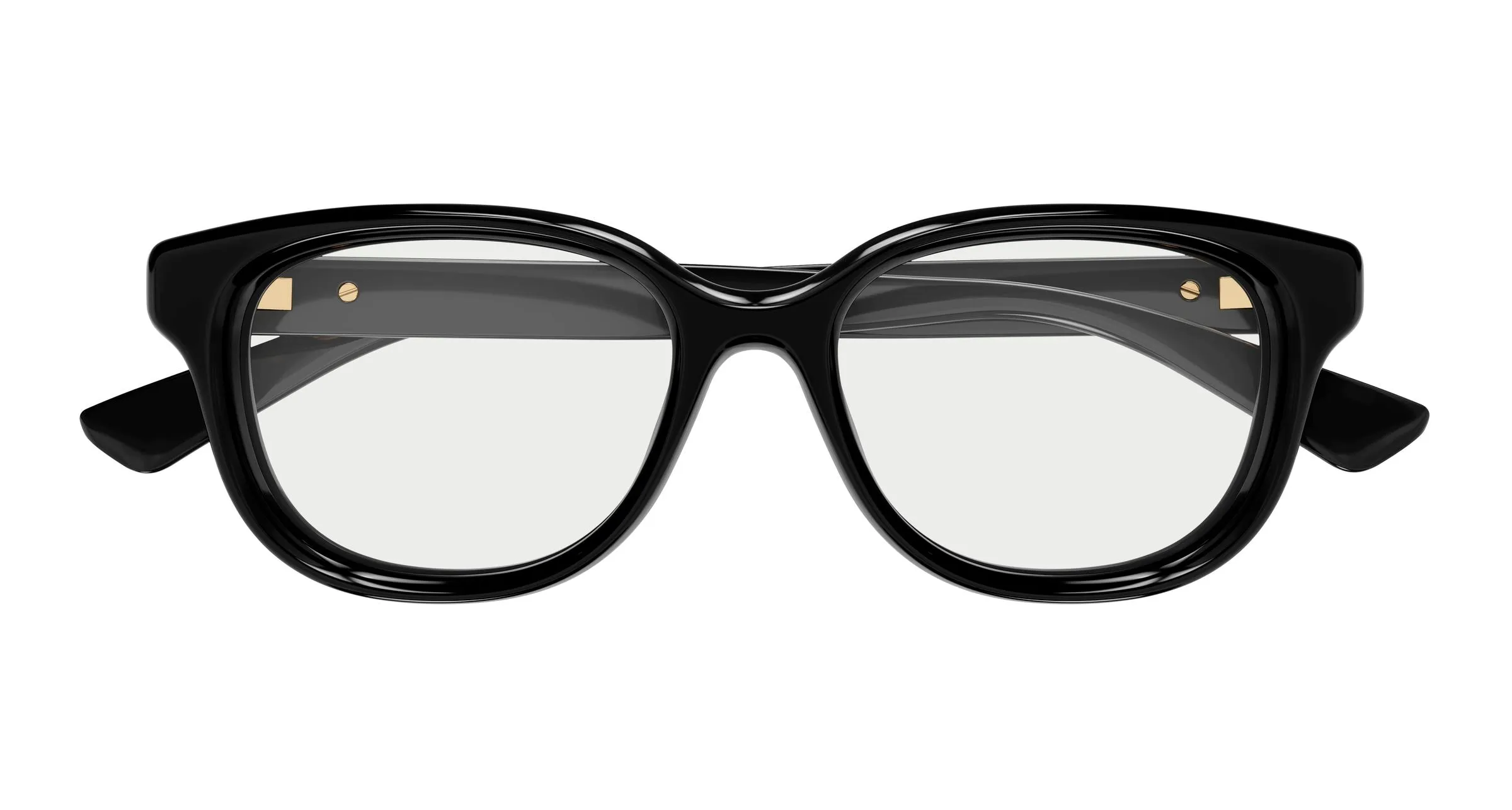 Gucci GG1978O 001 Montature da vista Iniettato Nero Trasparente Squadrata - immagine 2