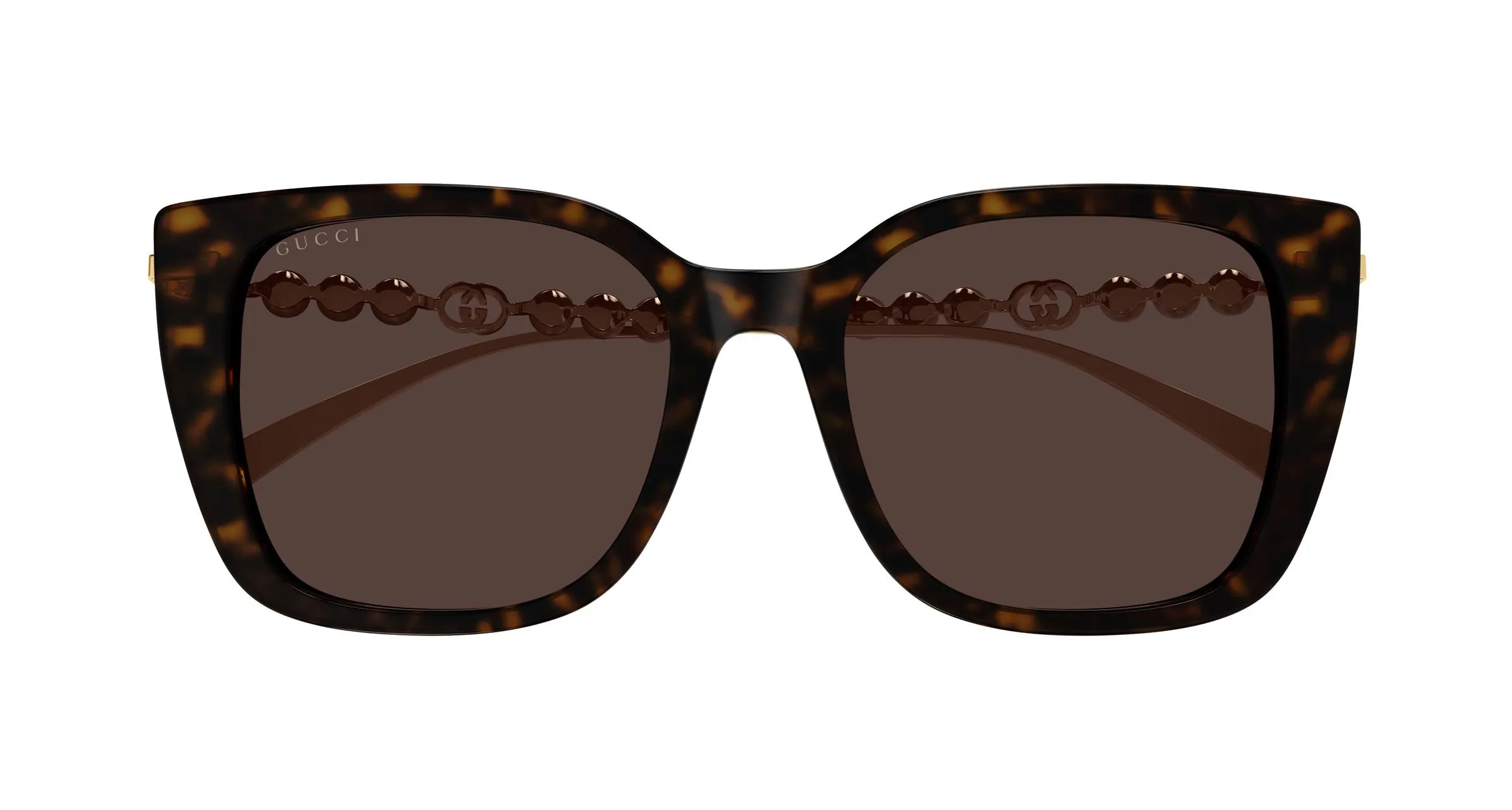 Gucci GG1971SA 003 Occhiali da sole Acetato Havana Marrone Farfalla - immagine 2