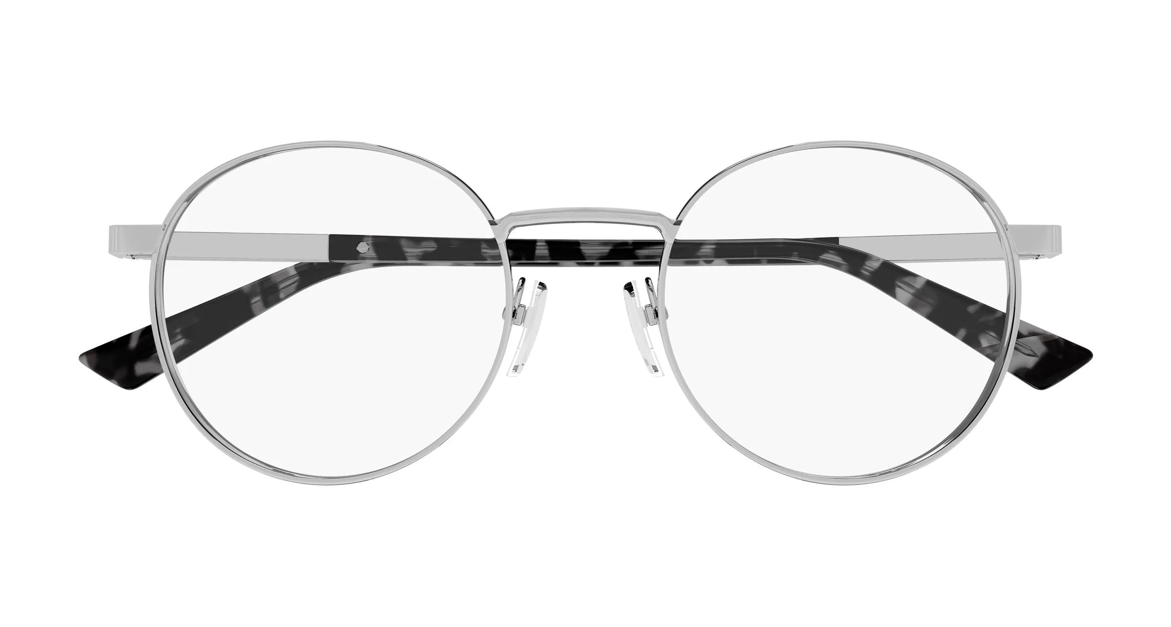 Gucci GG1966OK 003 Montature da vista Metallo Rutenio Trasparente Rotonda - immagine 2