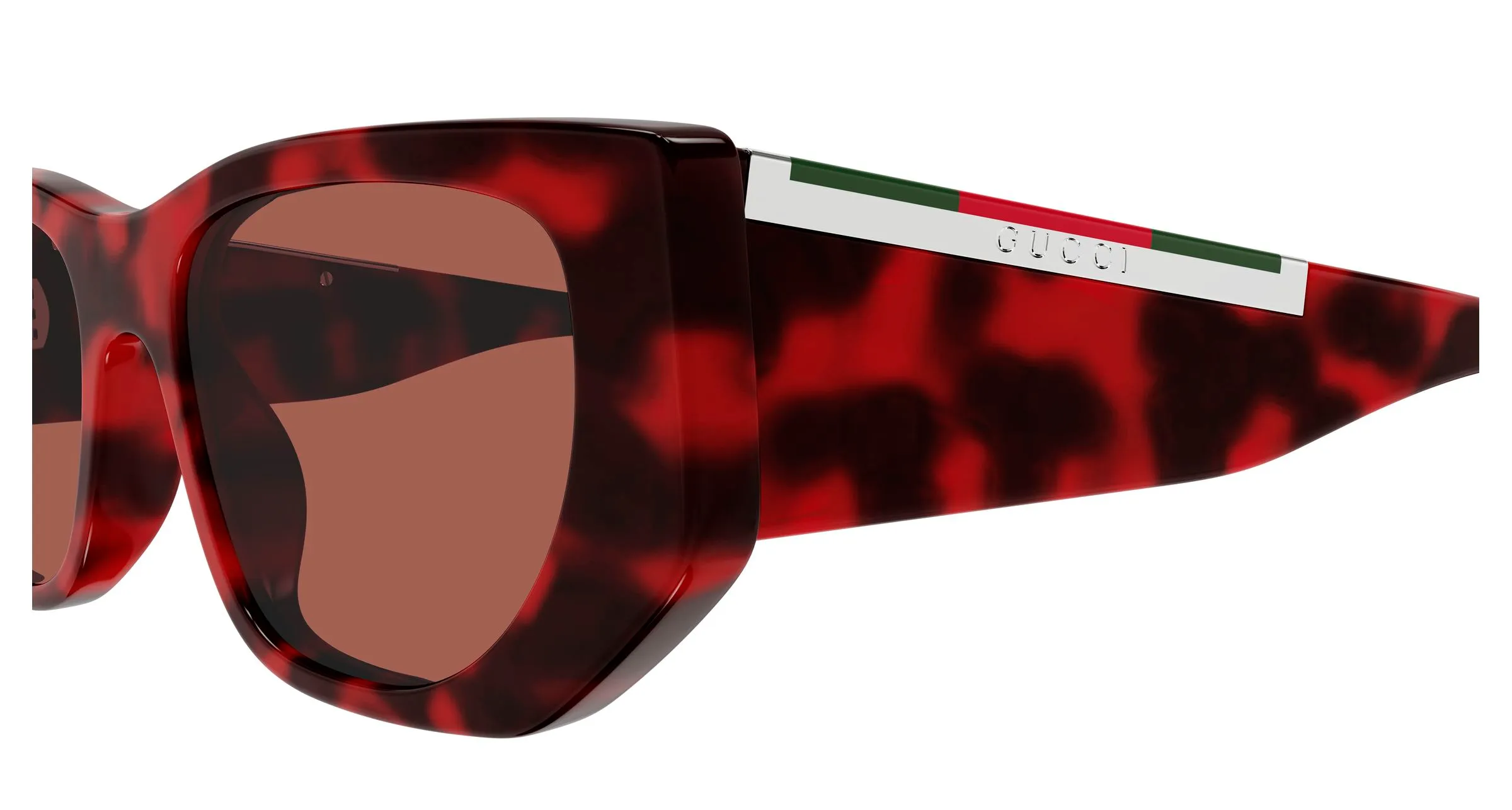 Gucci GG1959S 003 Occhiali da sole Acetato Havana Marrone Cat Eye - immagine 3