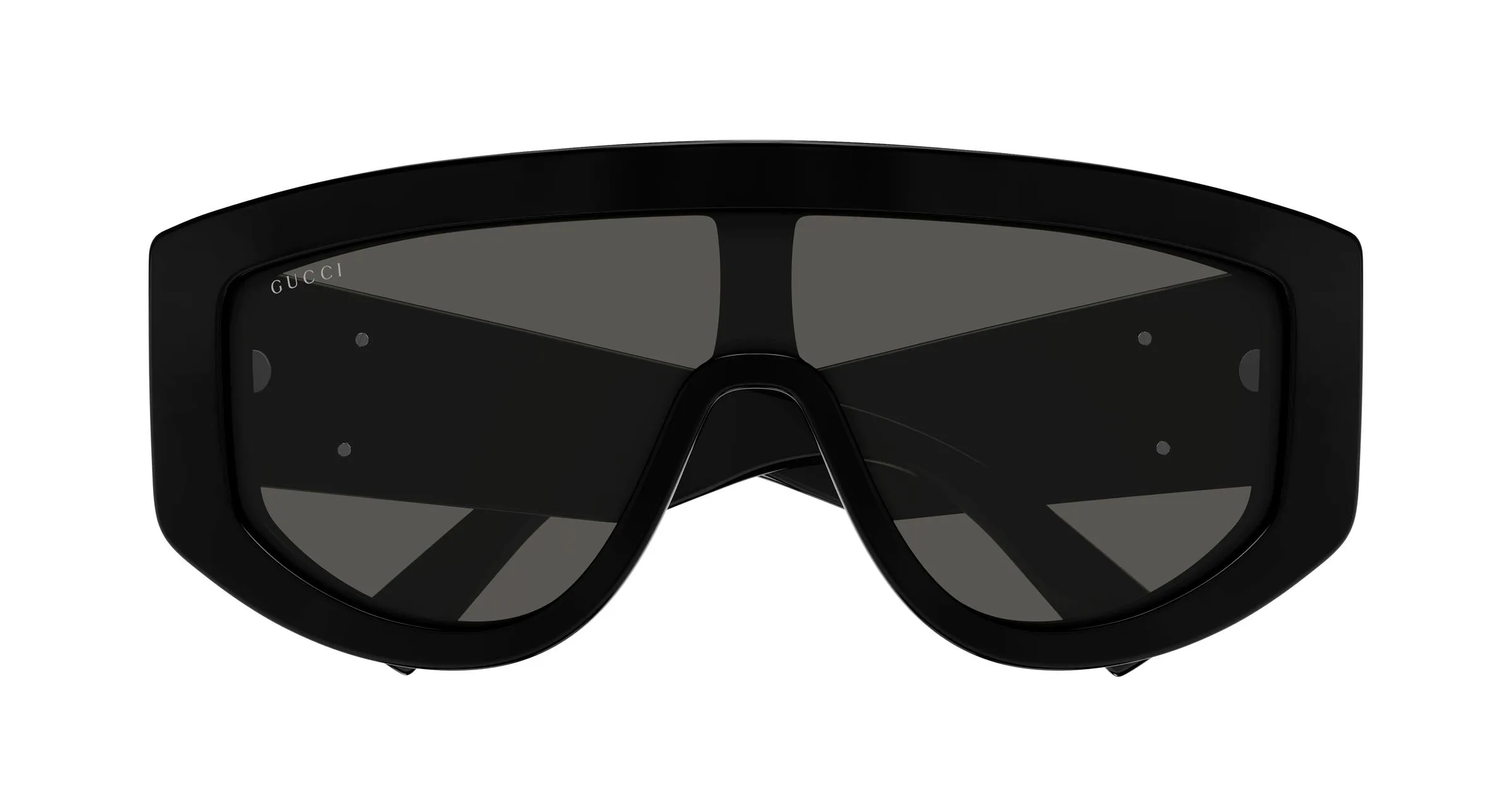 Gucci GG1950S 001 Occhiali da sole Acetato Nero Grigio Maschera - immagine 2