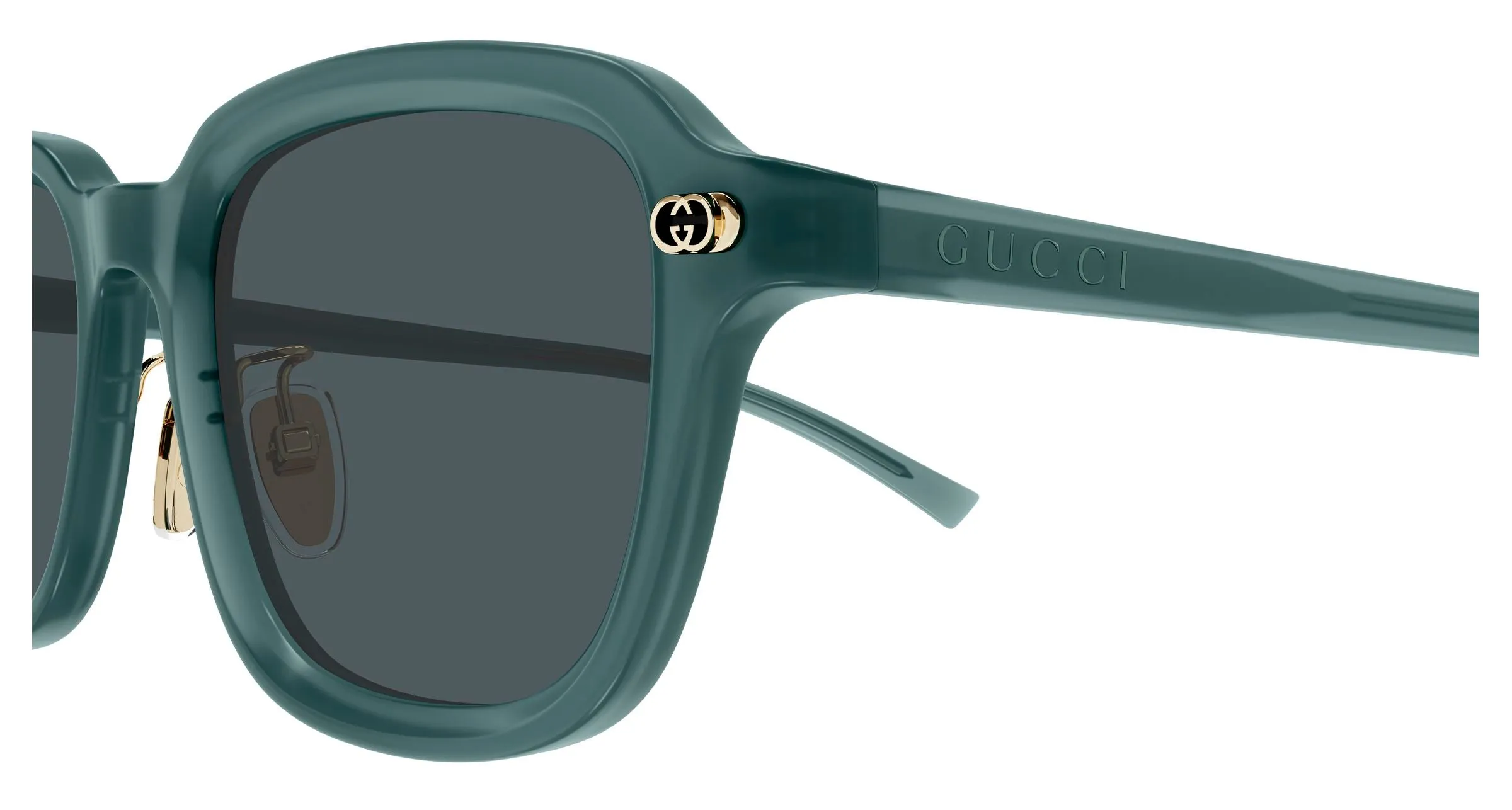 Gucci GG1948SK 004 Occhiali da sole Acetato Blu Grigio Squadrata - immagine 3