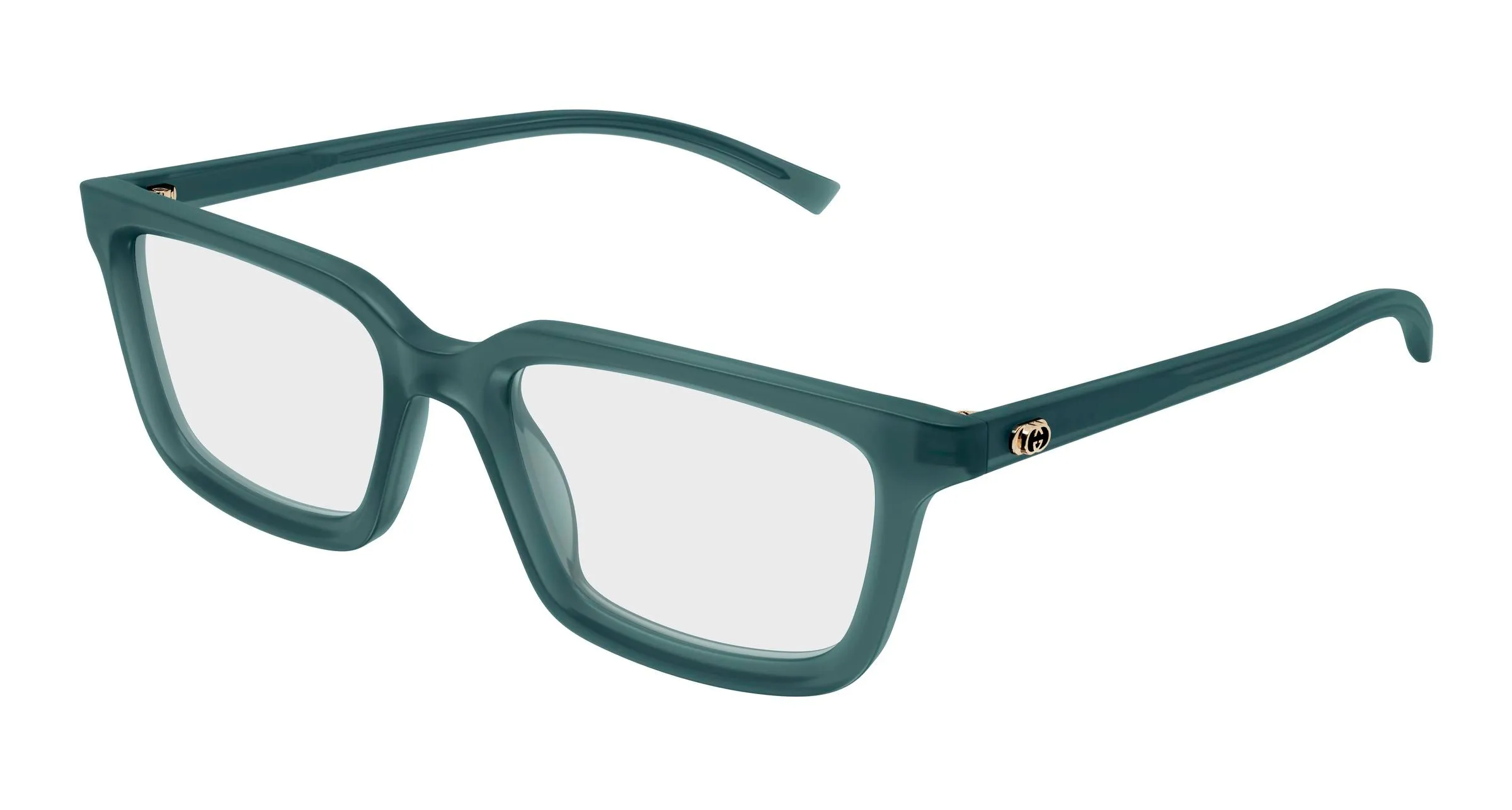 Gucci GG1947O 008 Montature da vista Acetato Blu Trasparente Squadrata - immagine 1