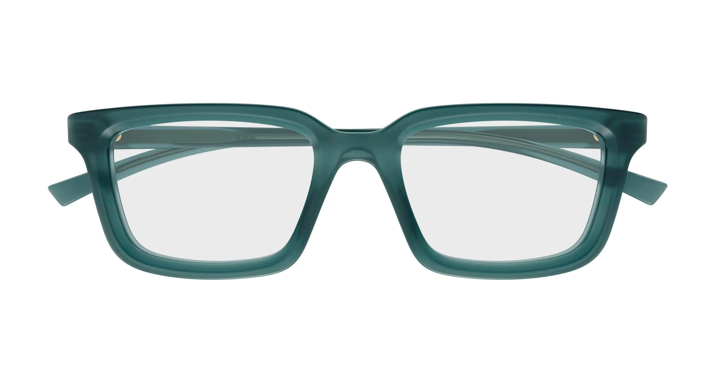 Gucci GG1947O 008 Montature da vista Acetato Blu Trasparente Squadrata - immagine 2