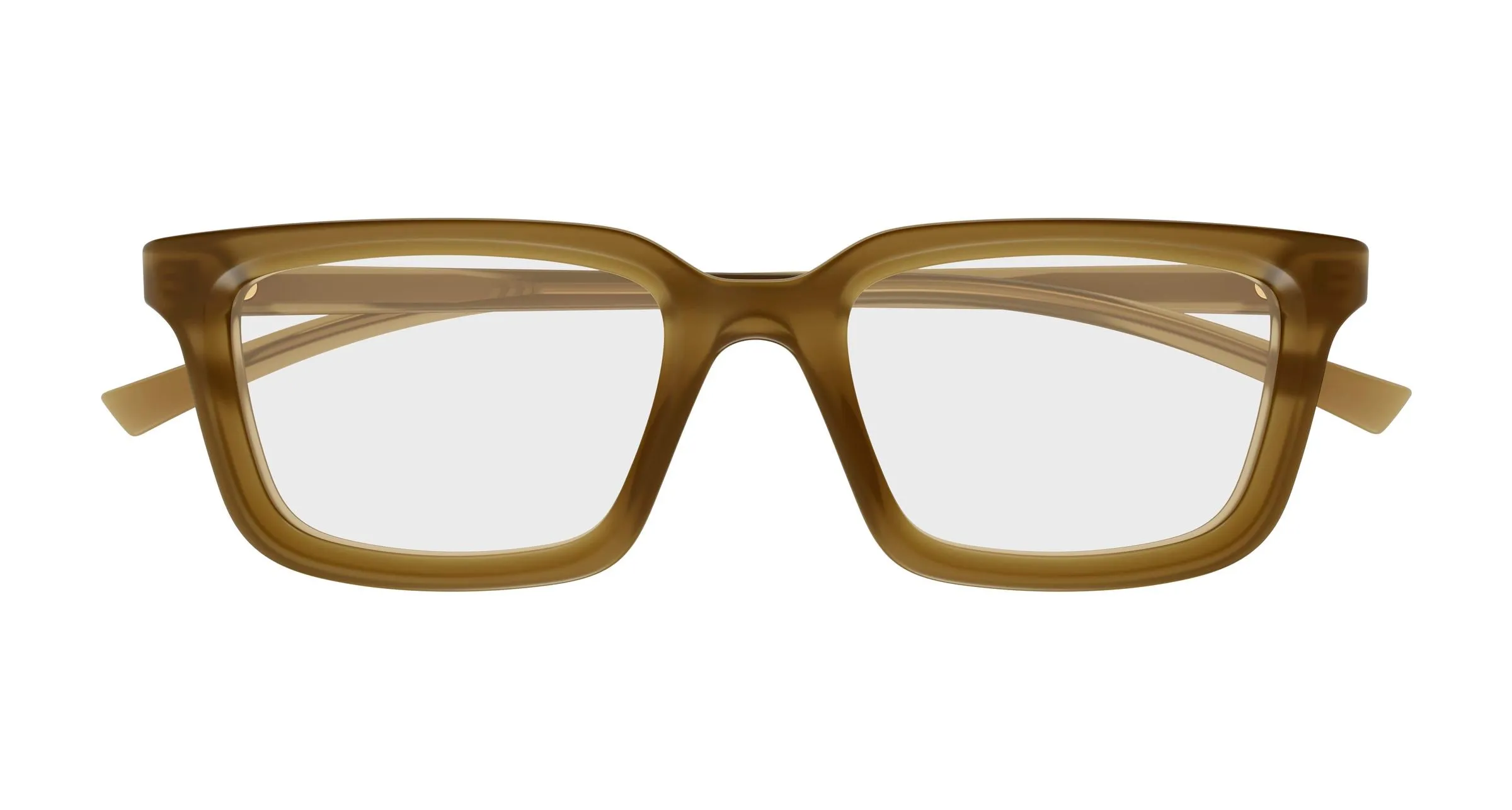 Gucci GG1947O 007 Montature da vista Acetato Marrone Trasparente Squadrata - immagine 2