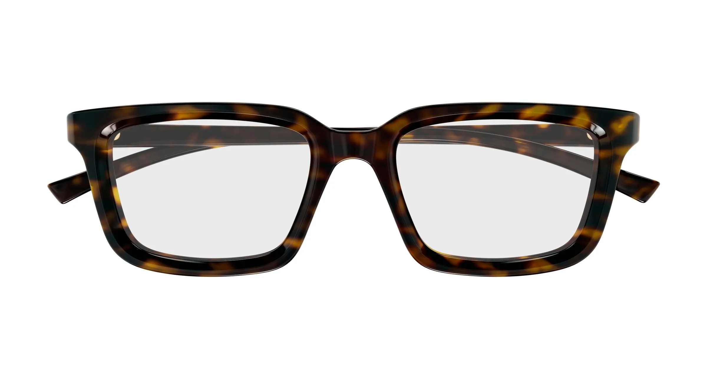Gucci GG1947O 006 Montature da vista Acetato Havana Trasparente Squadrata - immagine 2