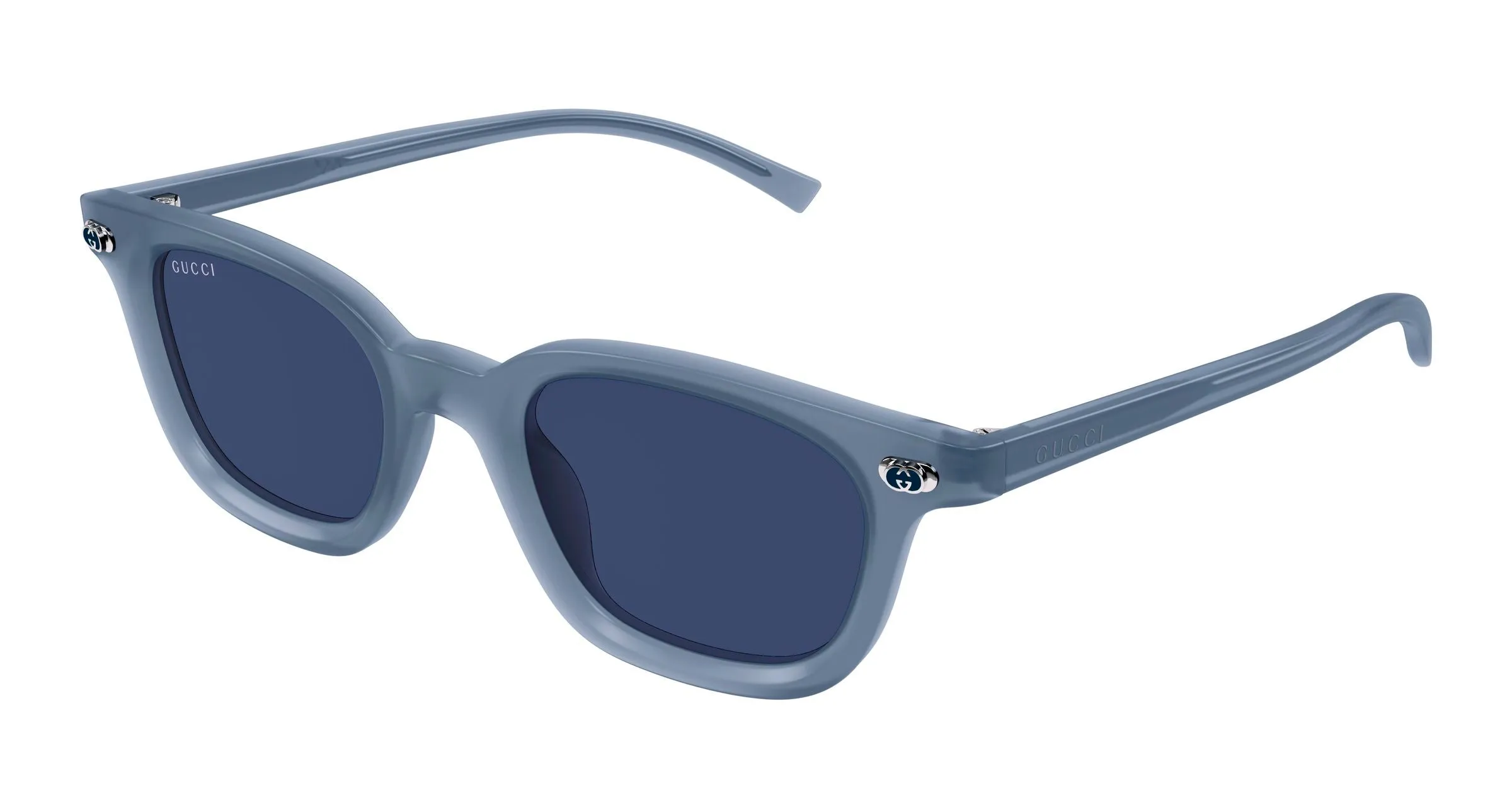 Gucci GG1946S 004 Occhiali da sole Acetato Blu Blu Rotonda - immagine 1