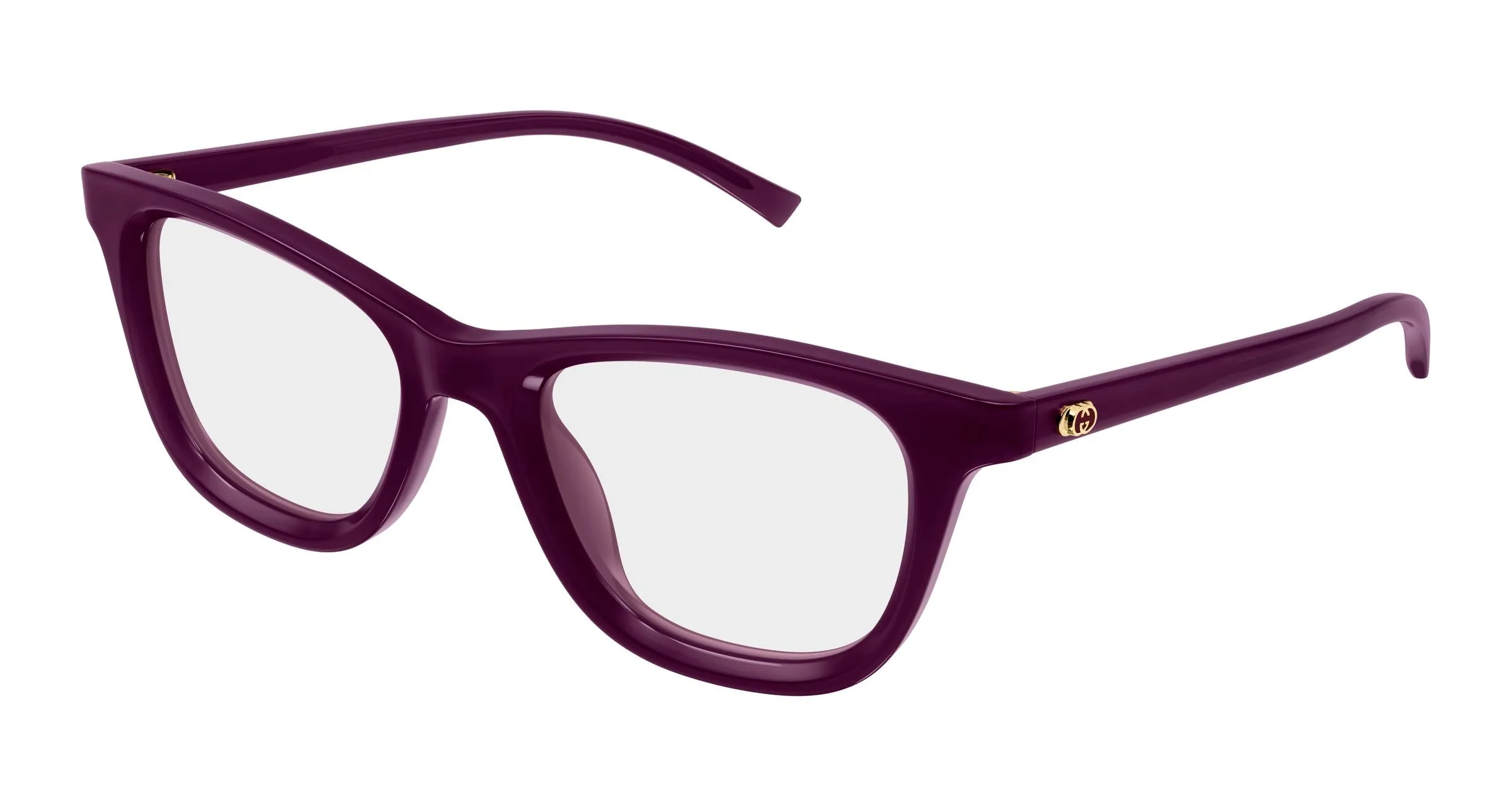 Gucci GG1945O 004 Montature da vista Acetato Viola Trasparente Cat Eye - immagine 1